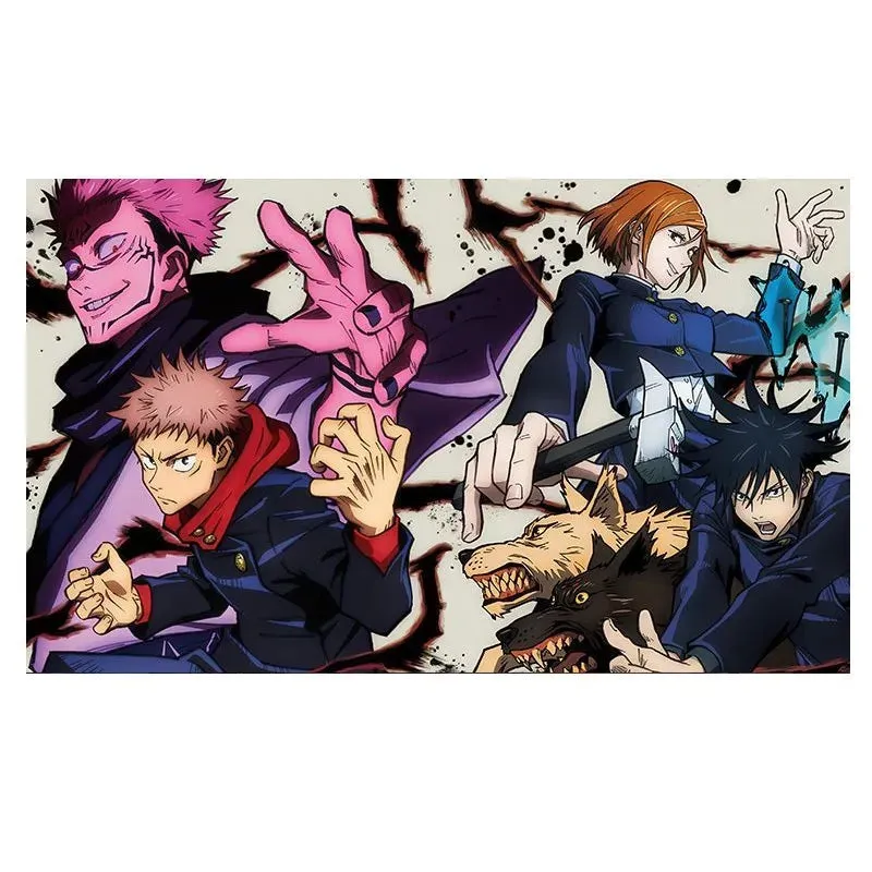 1PCS Anime Jujutsu Kaisen Posters Animation Itadori Yuji Satoru Gojo Wallpaper Room Decor Anime HD Poster Sticker Wall Decor