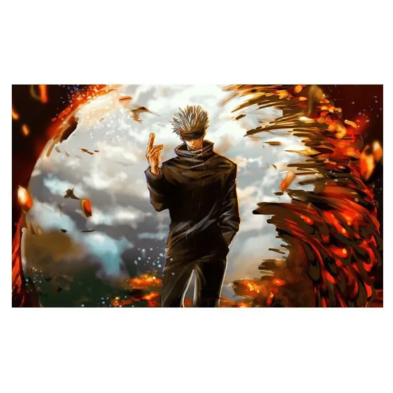 1PCS Anime Jujutsu Kaisen Posters Animation Itadori Yuji Satoru Gojo Wallpaper Room Decor Anime HD Poster Sticker Wall Decor