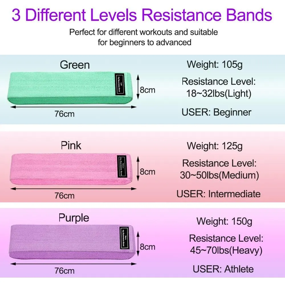 3 Level Power Resistance Bands