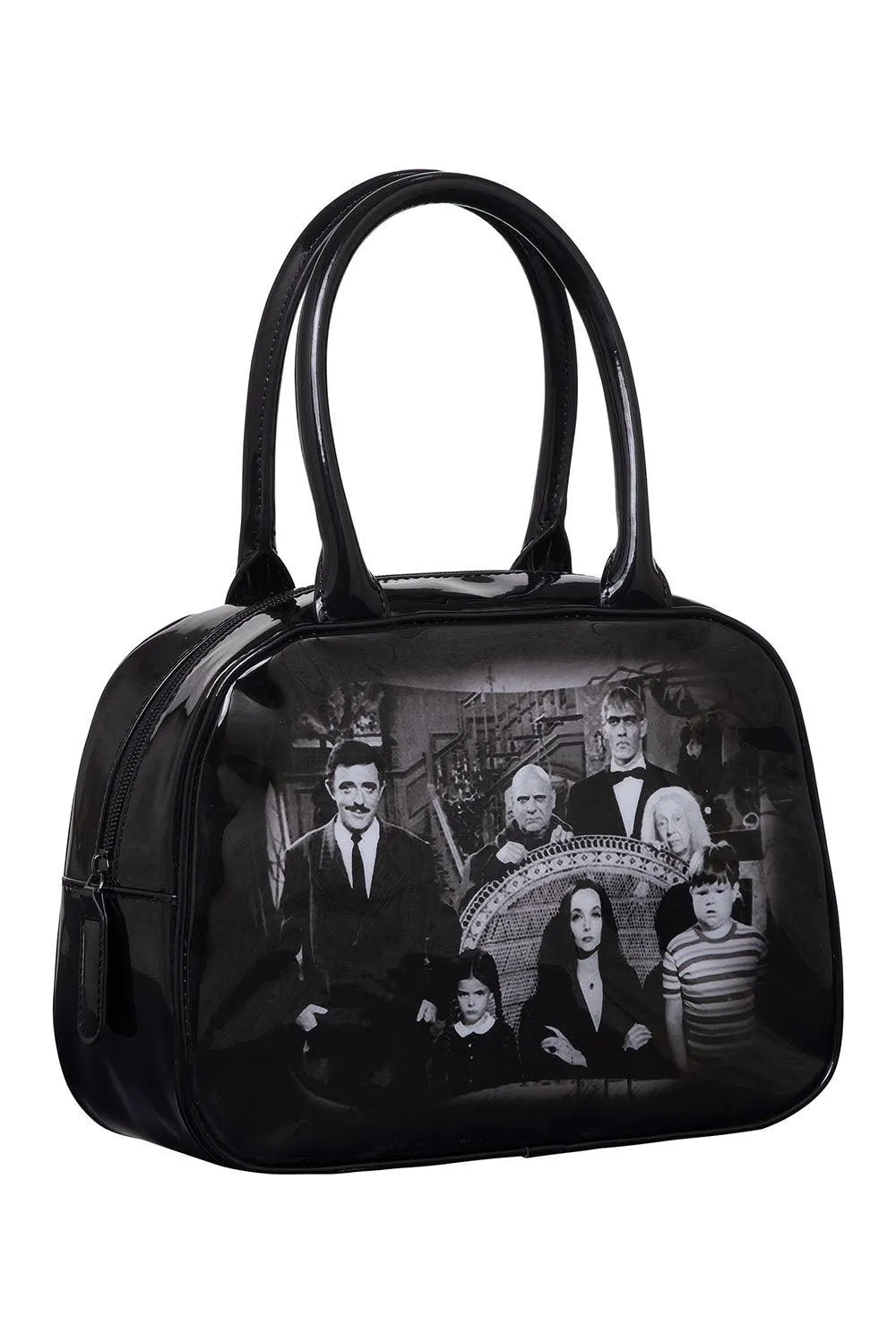 Addams Family Bowler Handbag