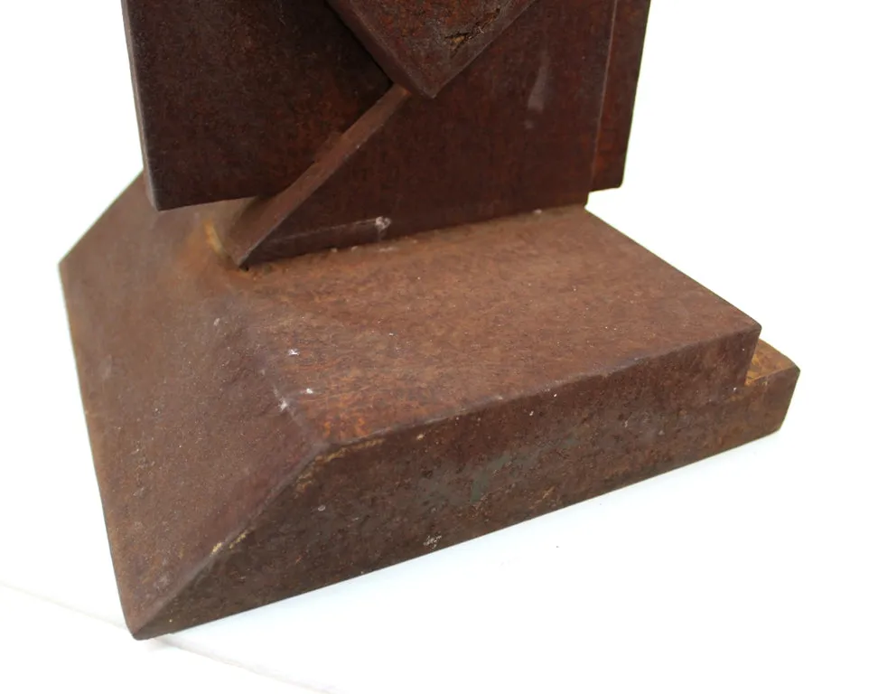 American Modern Abstract Brutalist TOTEM Sculpture