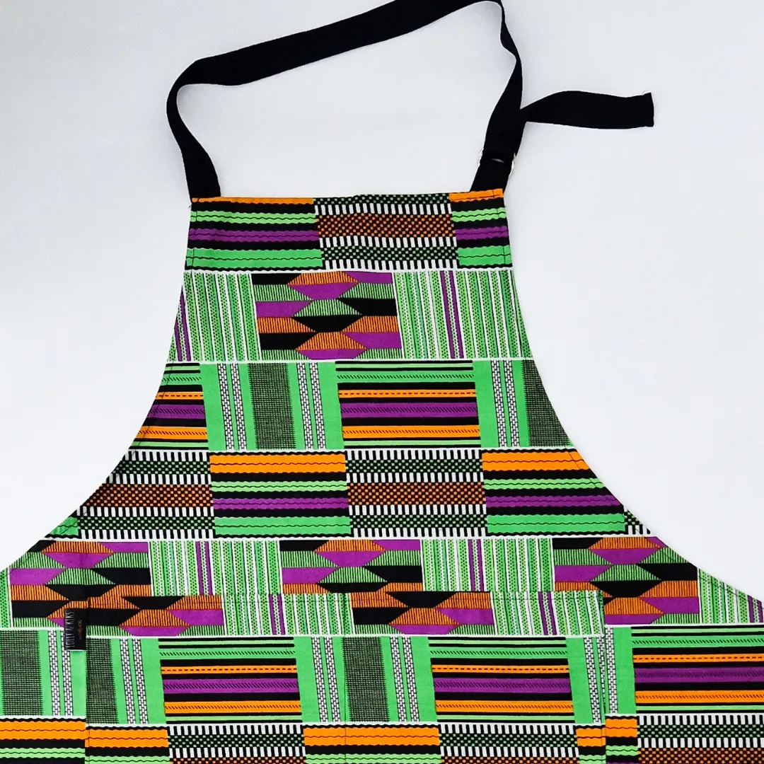 Apron - Green, Purple and Orange