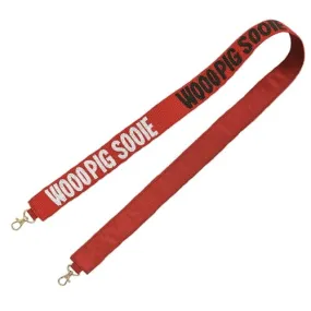 Arkansas Razorbacks Wooo Pig Sooie Beaded Crossbody Purse Strap