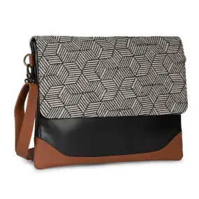 Aztec black laptop sleeve bag