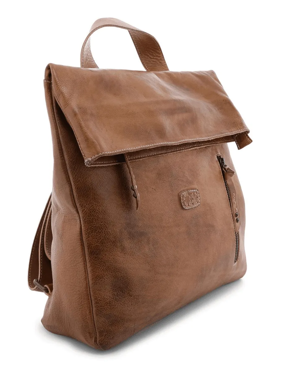 Bed Stu Howie Tan Rustic Leather Backpack Bag A694421-TNRS