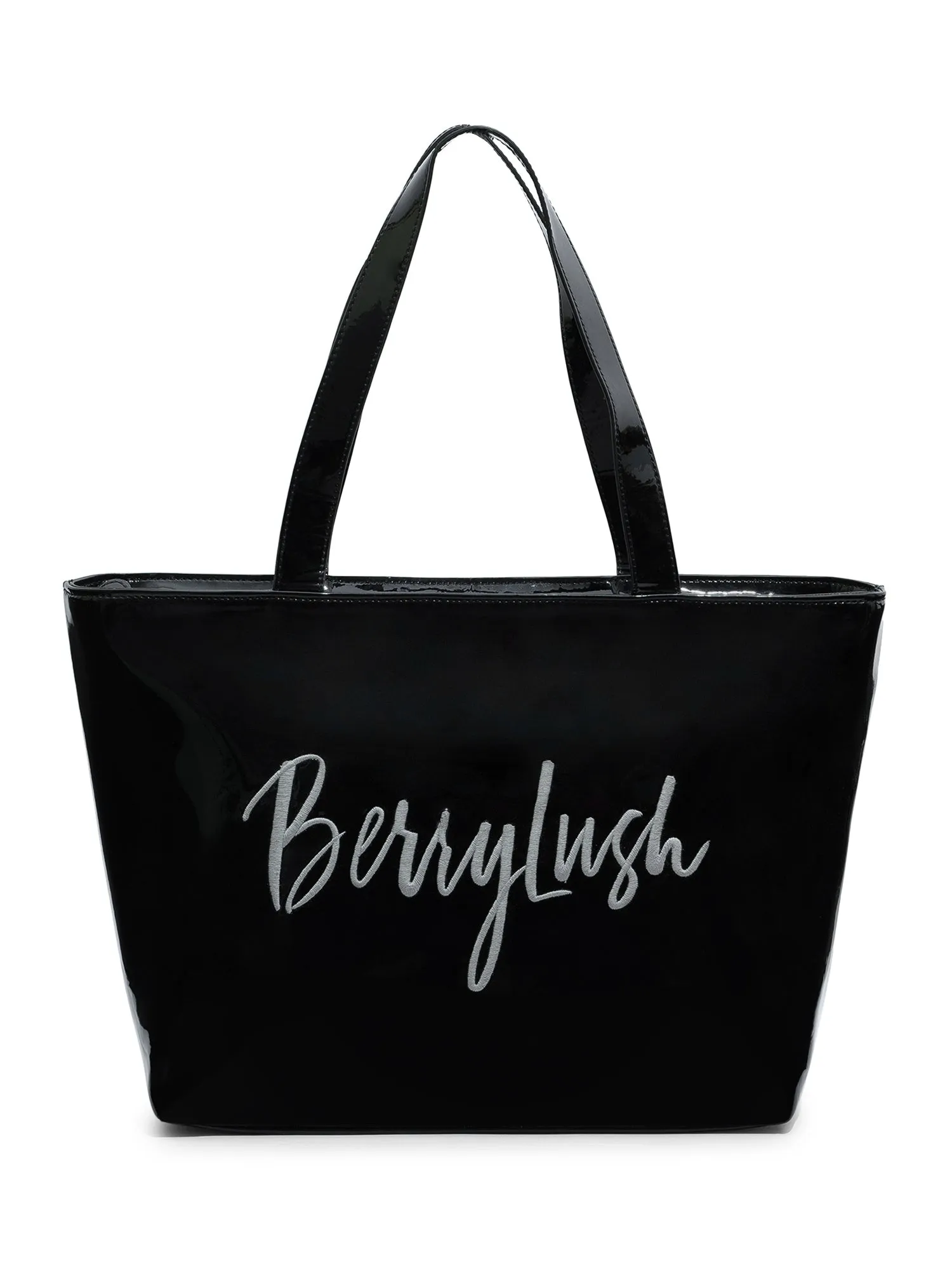 Berrylush Women Black Solid Casual Tote Bag