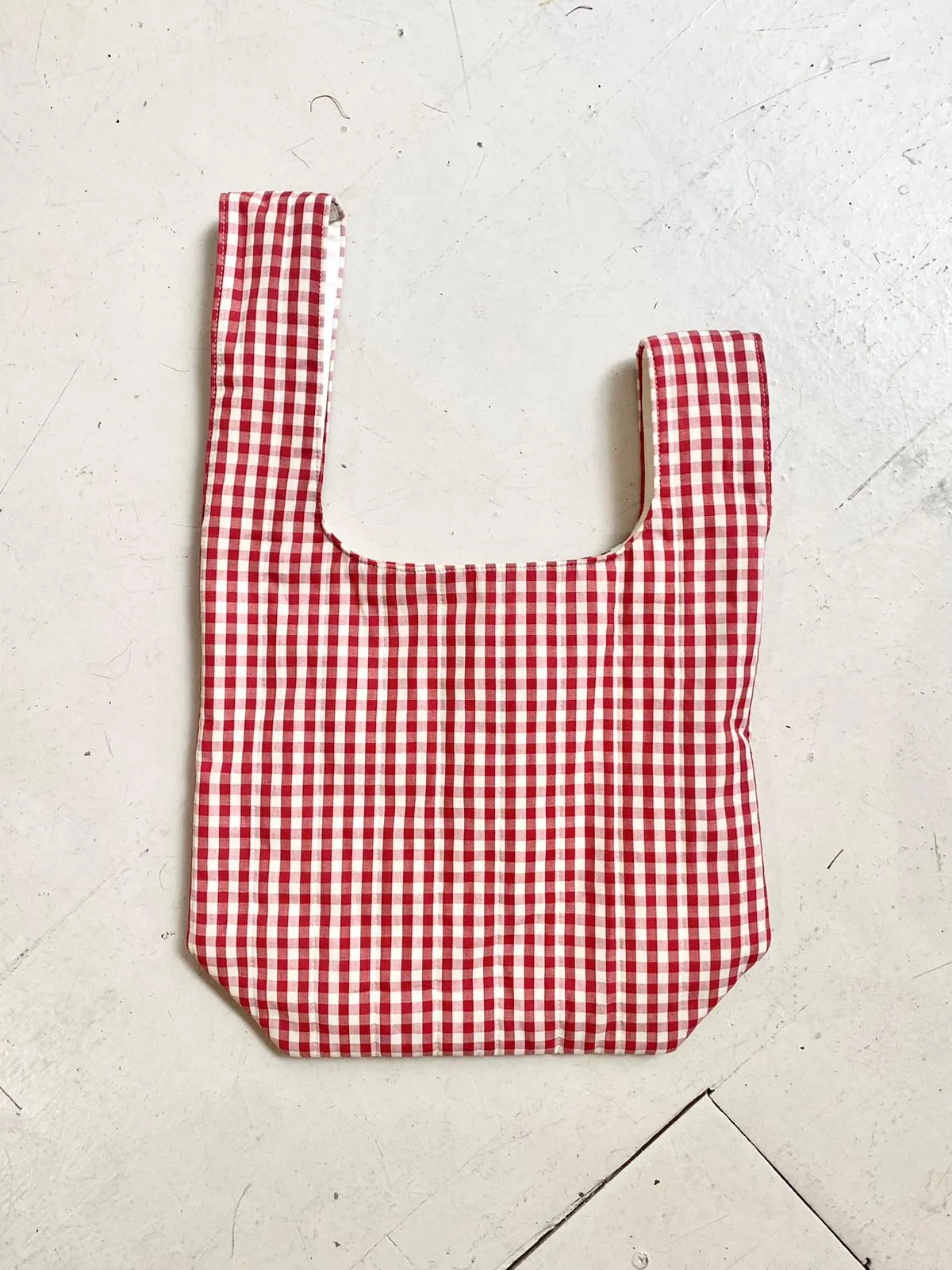 Birchin Bag in Red Gingham