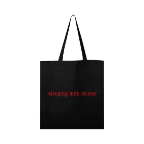 Blackletter Black Tote Bag