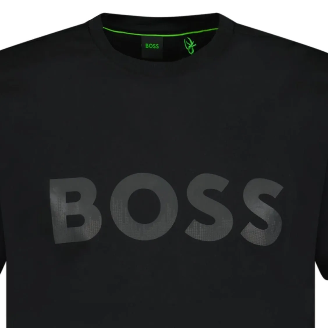 BOSS REFLECTIVE LOGO T-SHIRT BLACK