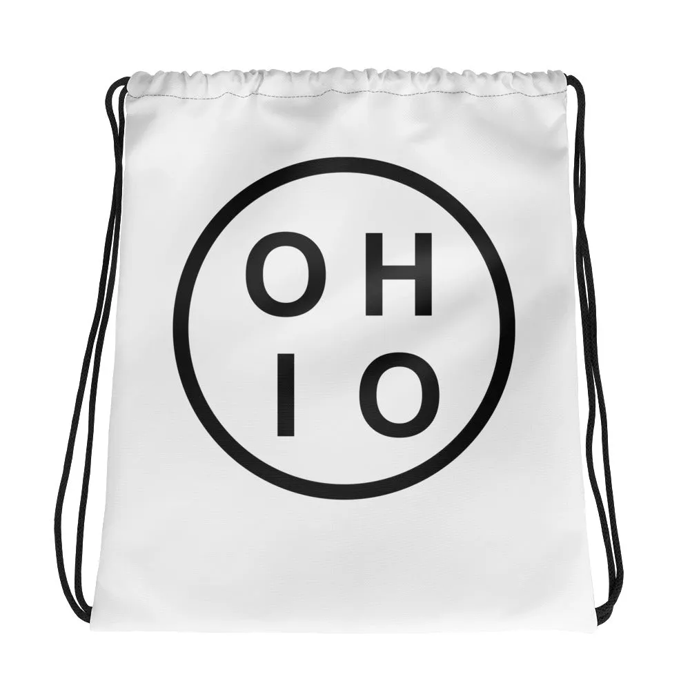 Circle Ohio Drawstring bag