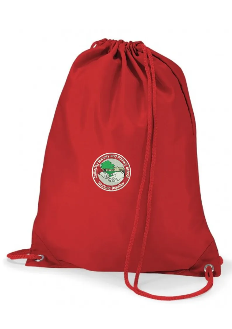 Collierley Nursery & Primary School Red Gym bag