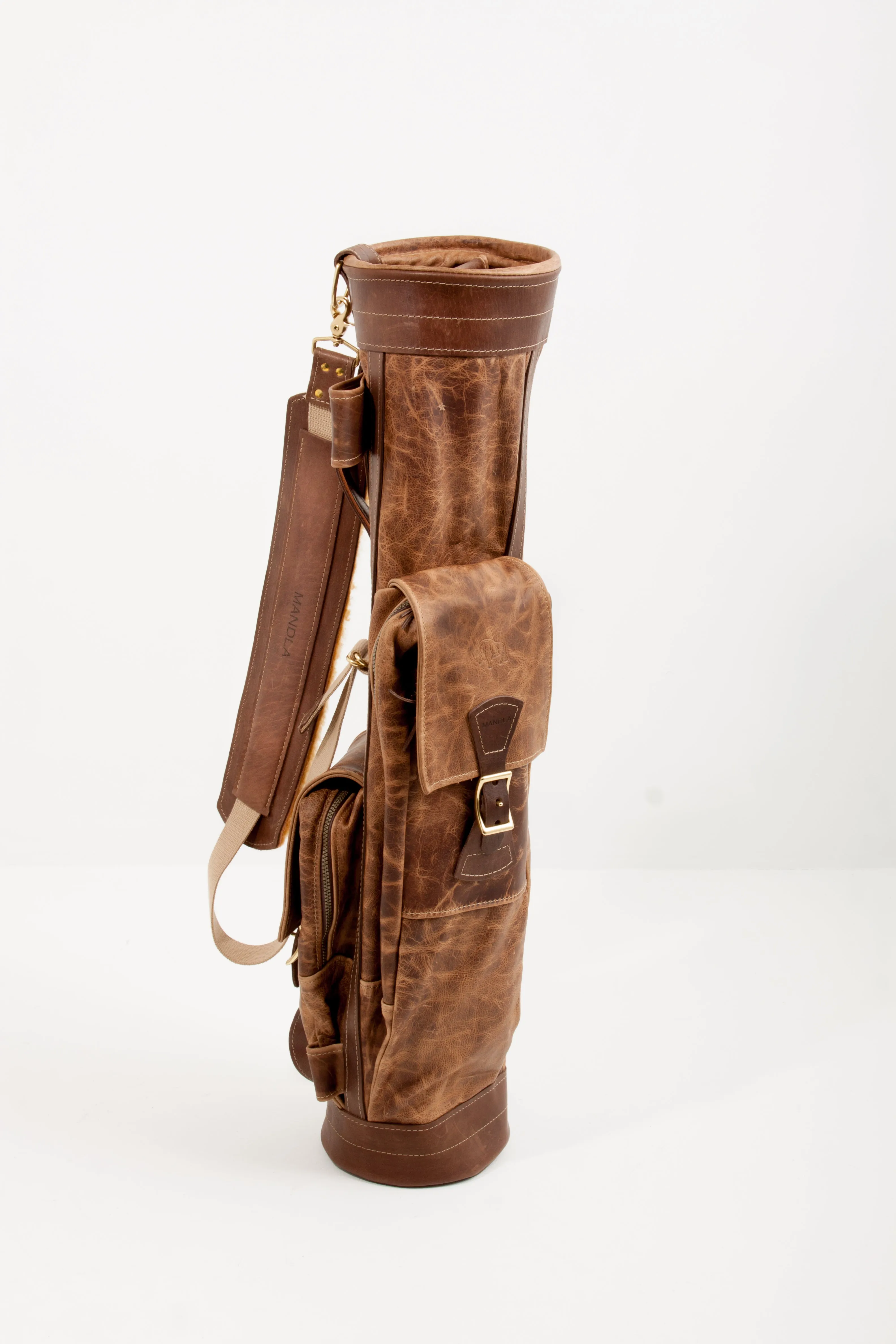 Custom Premium Leather Airliner Style Golf Bag