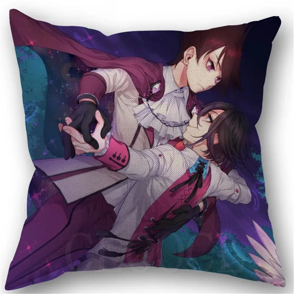 Danganronpa Anime Boy Girls Printed Soft Plush Pillowcase Polyester Cushion Cover Wedding Decorative Pillow Cover