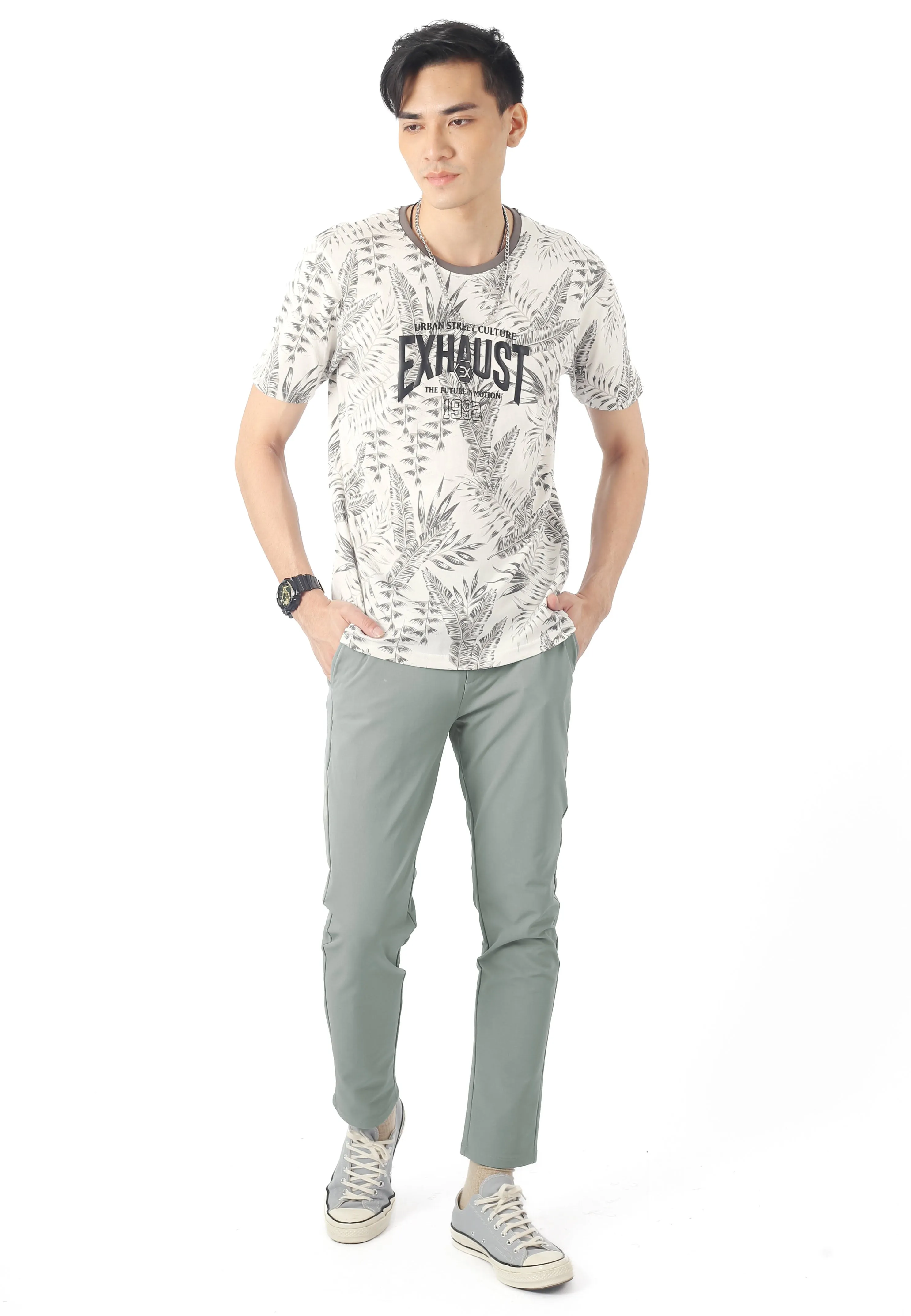 EXHAUST CHINO LONG PANTS [SLIM FIT] 1722