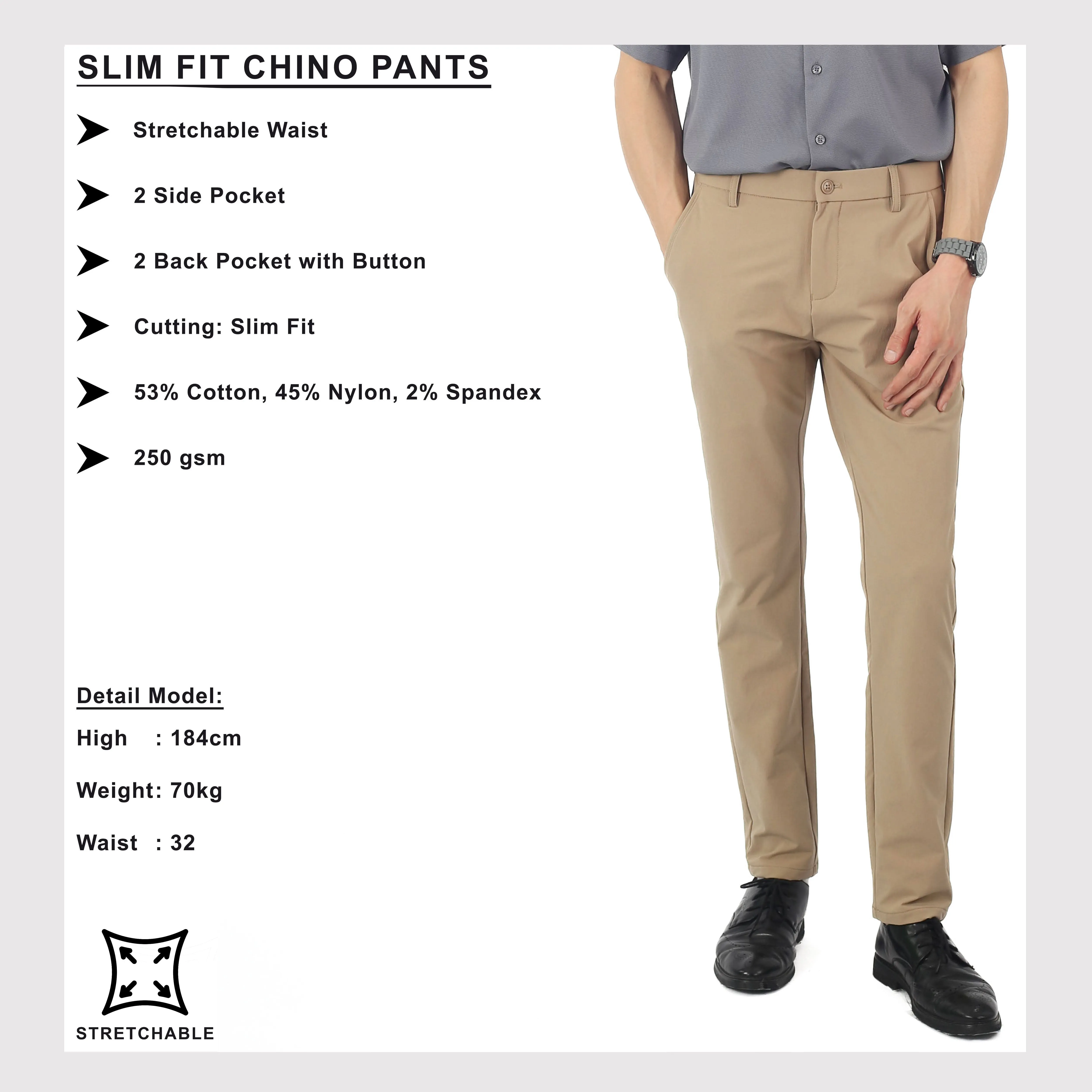 EXHAUST CHINO LONG PANTS [SLIM FIT] 1758