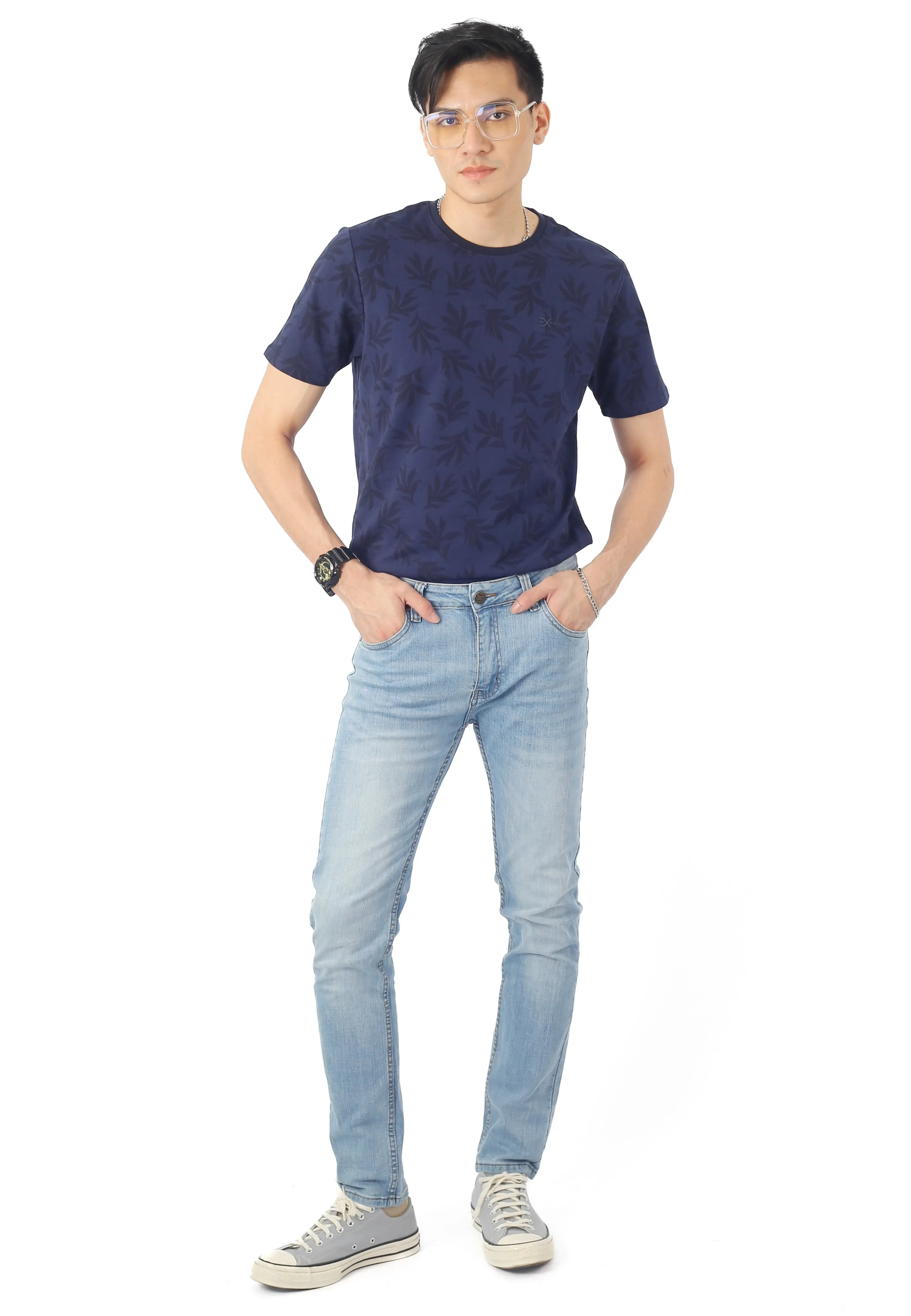 EXHAUST CLASSIC JEANS LONG PANTS [303 SLIM FIT] 1703