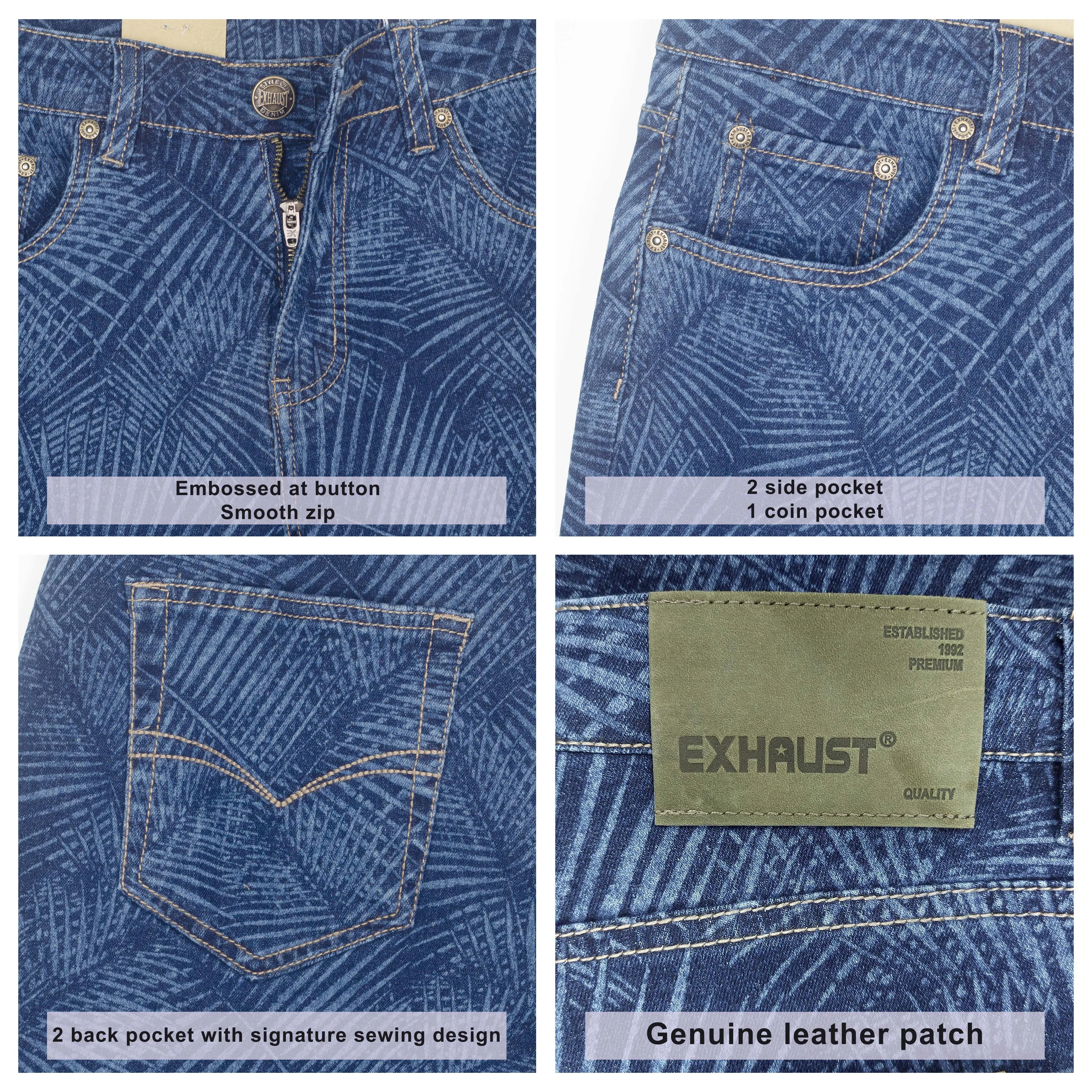 EXHAUST JEANS SHORT PANTS [SLIM FIT] 1557