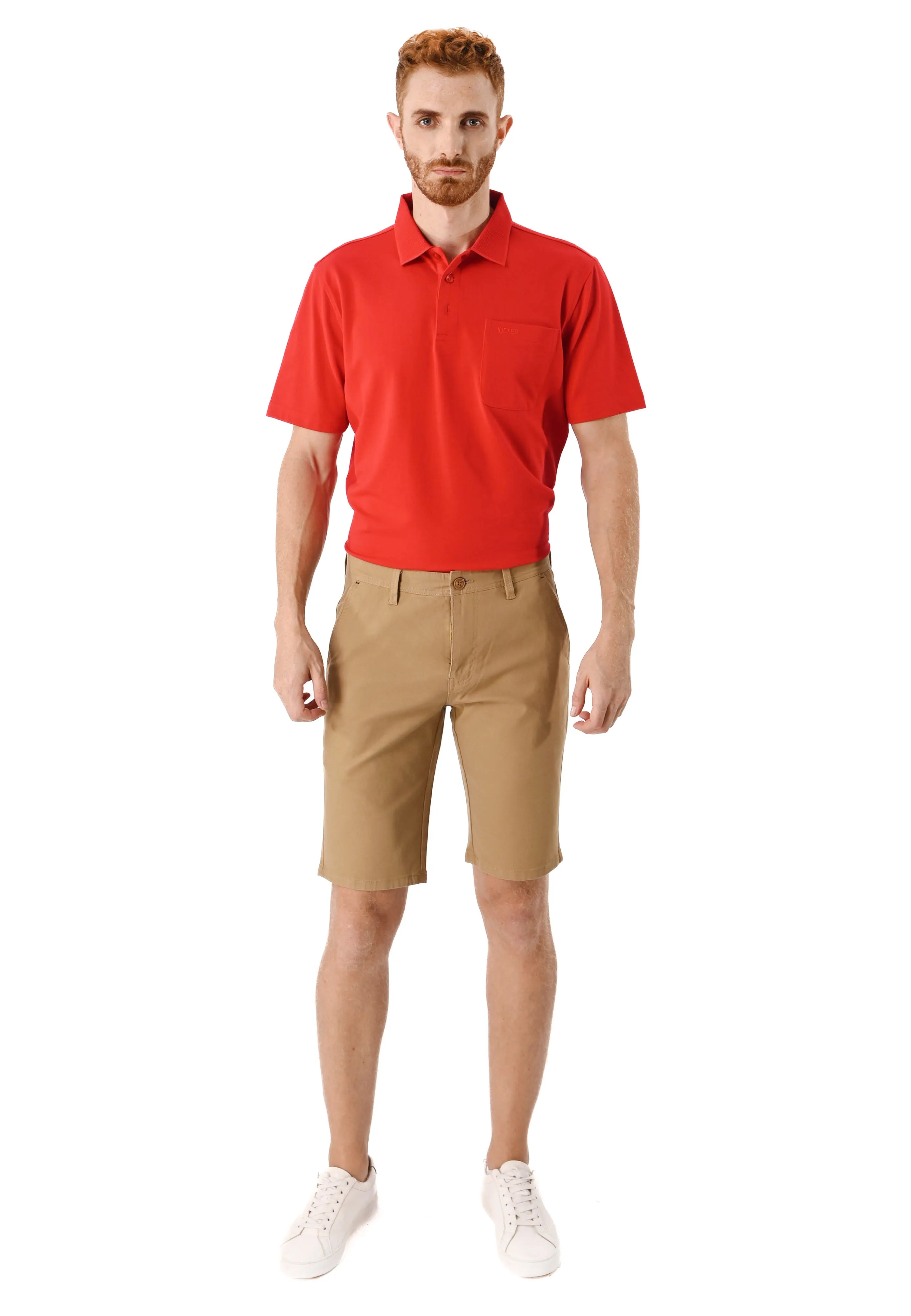 EXHAUST MEN'S COTTON SHORT PANTS [SLIM FIT] 1452