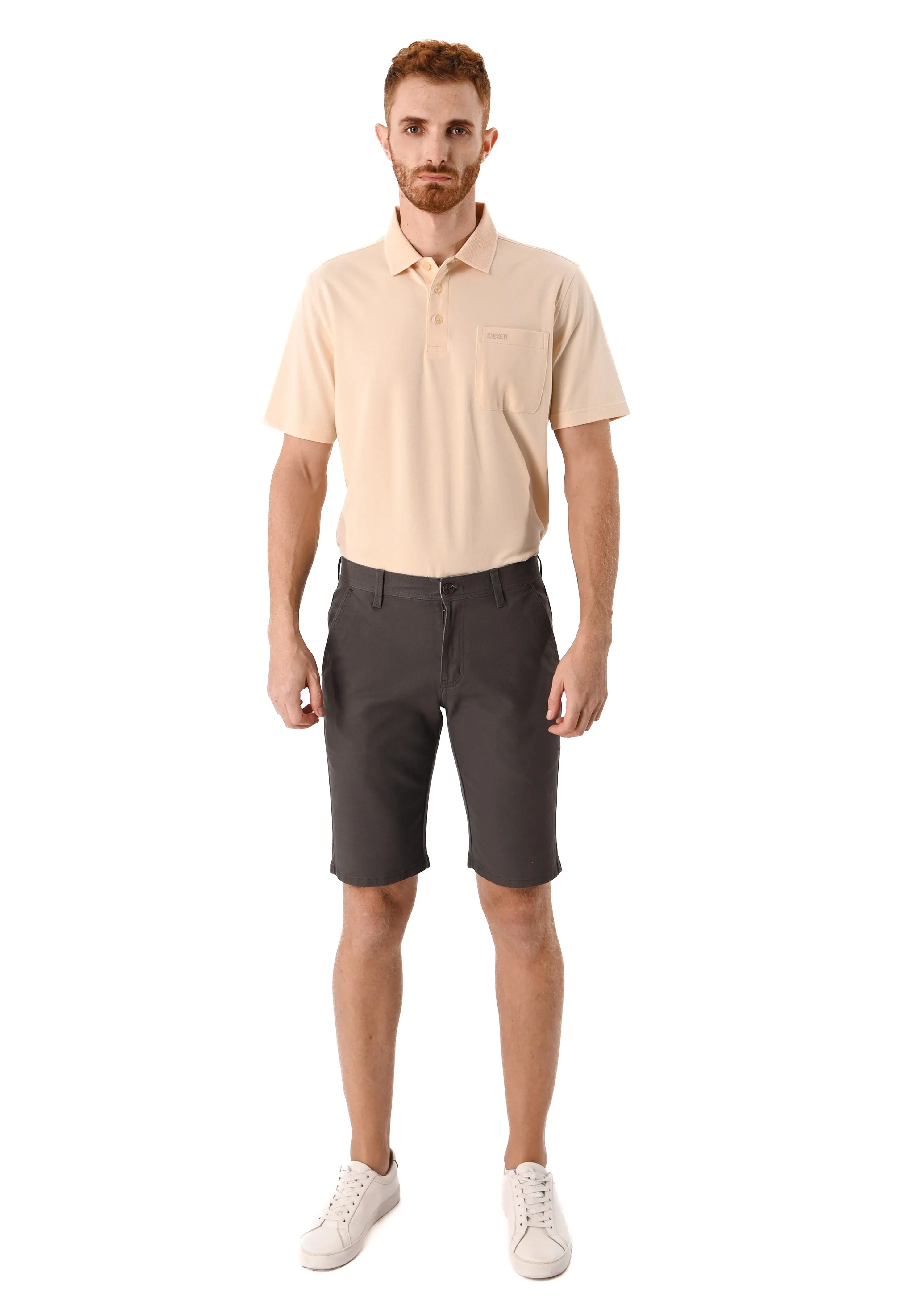 EXHAUST MEN'S COTTON SHORT PANTS [SLIM FIT] 1452