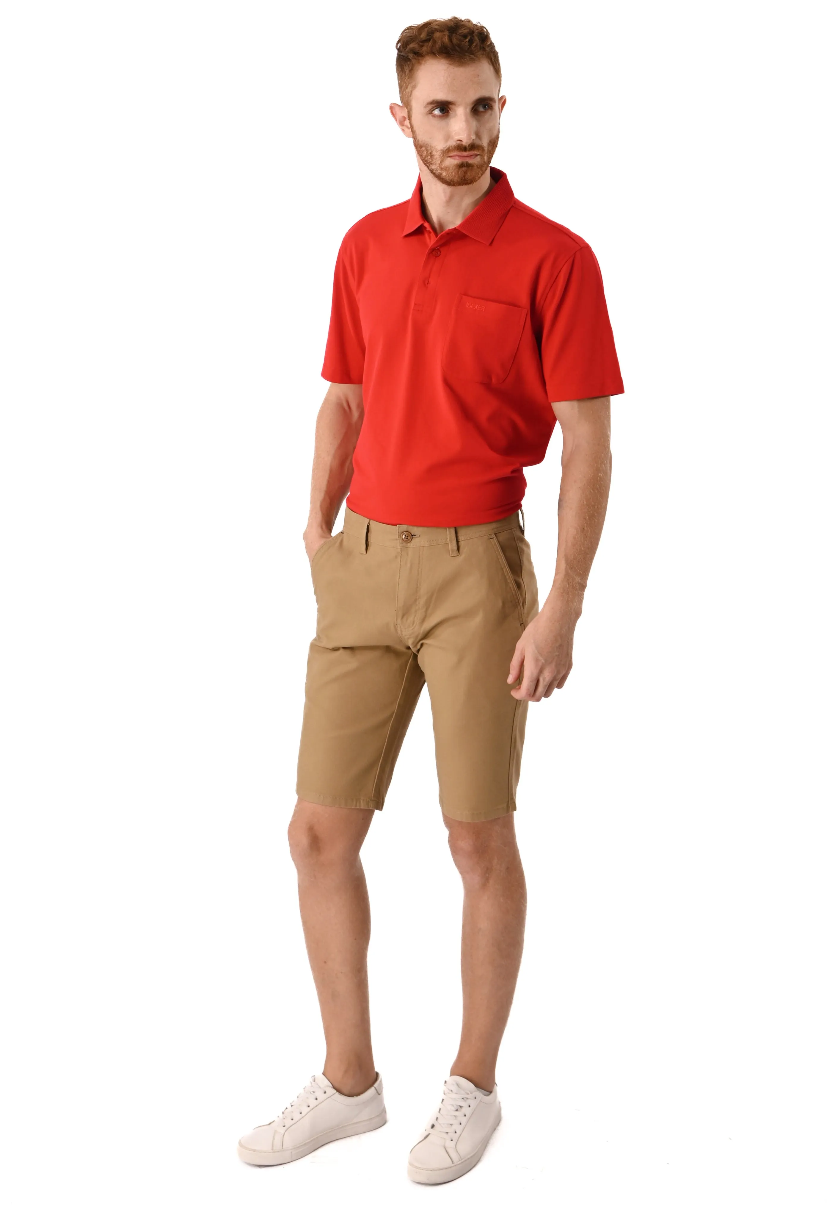 EXHAUST MEN'S COTTON SHORT PANTS [SLIM FIT] 1452