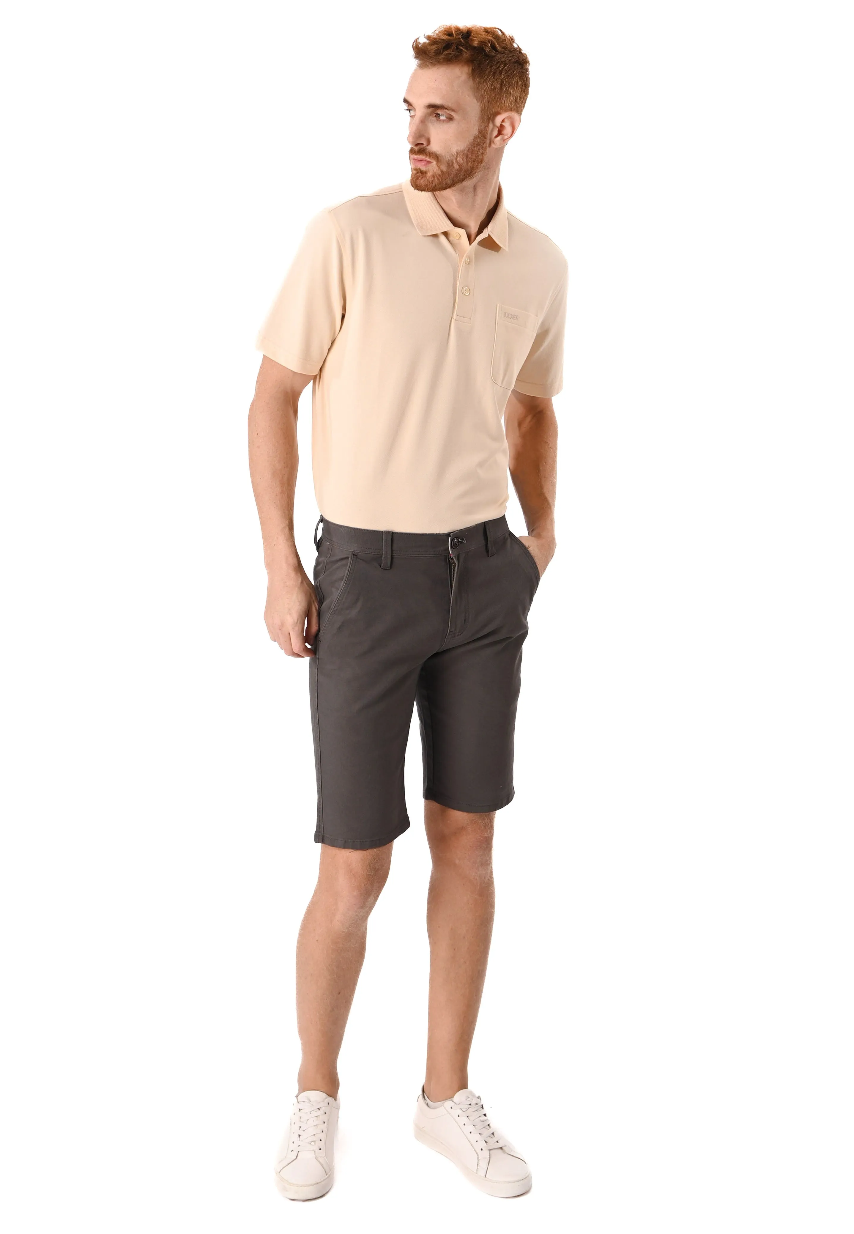 EXHAUST MEN'S COTTON SHORT PANTS [SLIM FIT] 1452