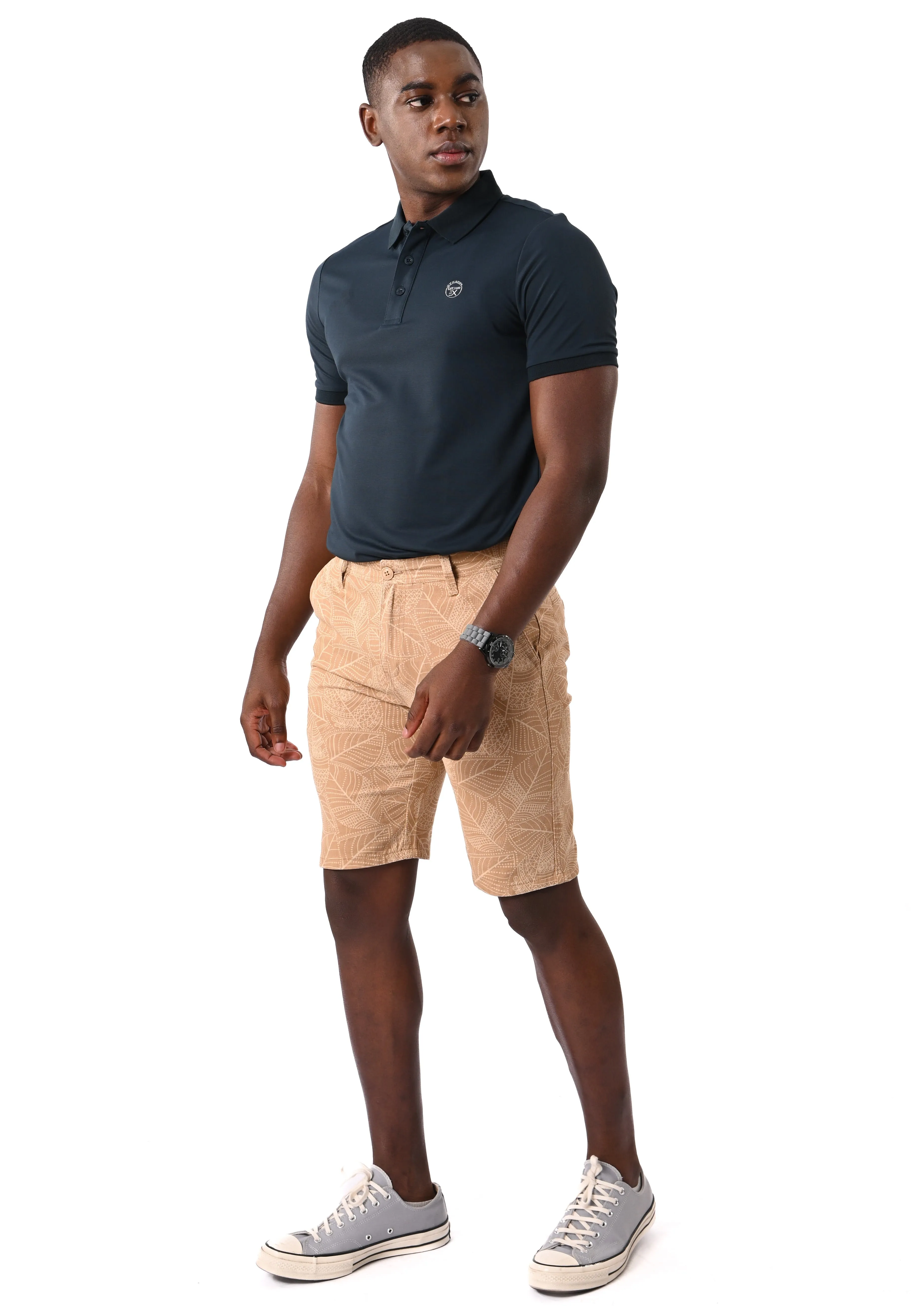 EXHAUST Men's Cotton short Pants [Straight Cut] 1481