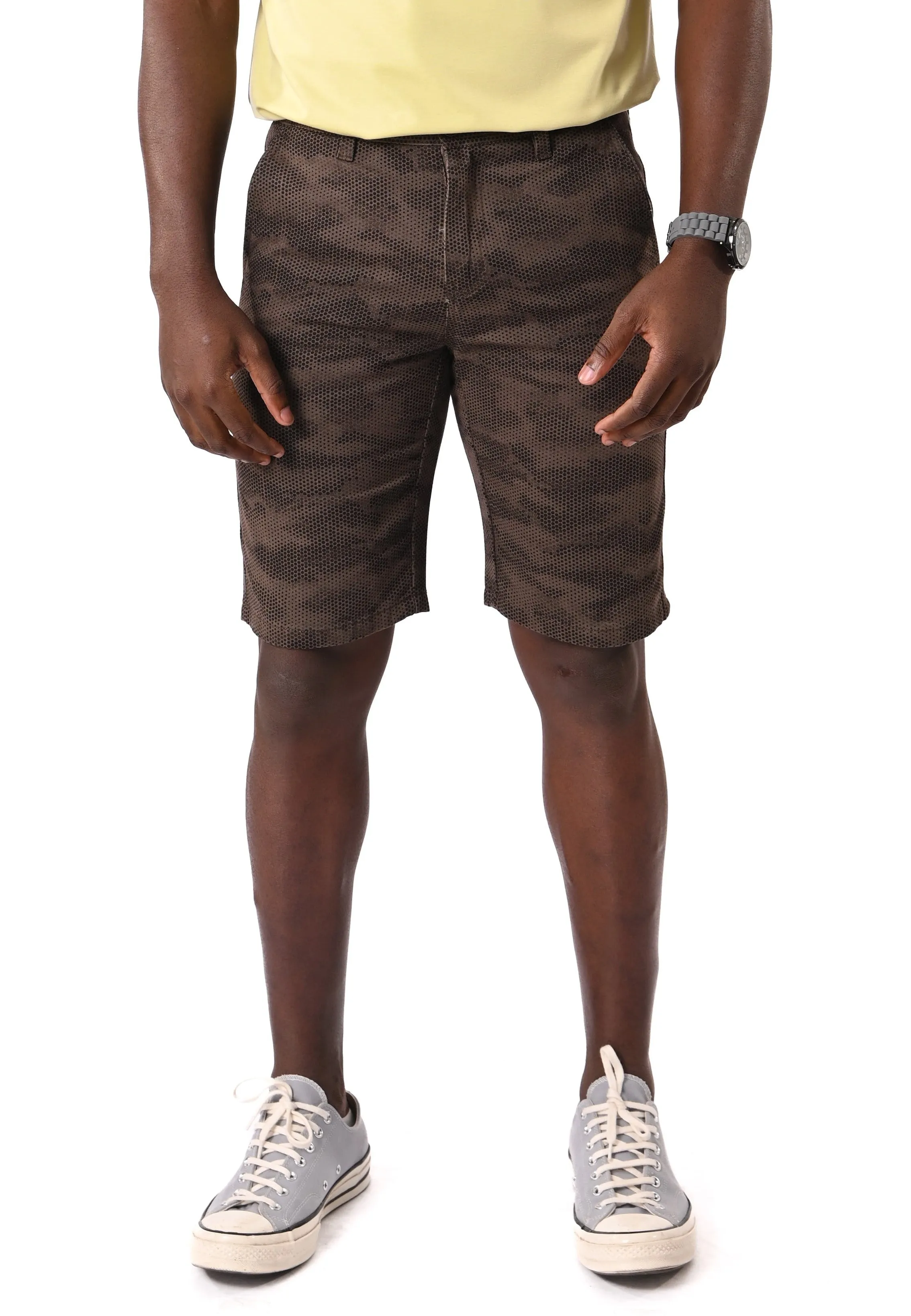 EXHAUST Men's Cotton short Pants [Straight Cut] 1481