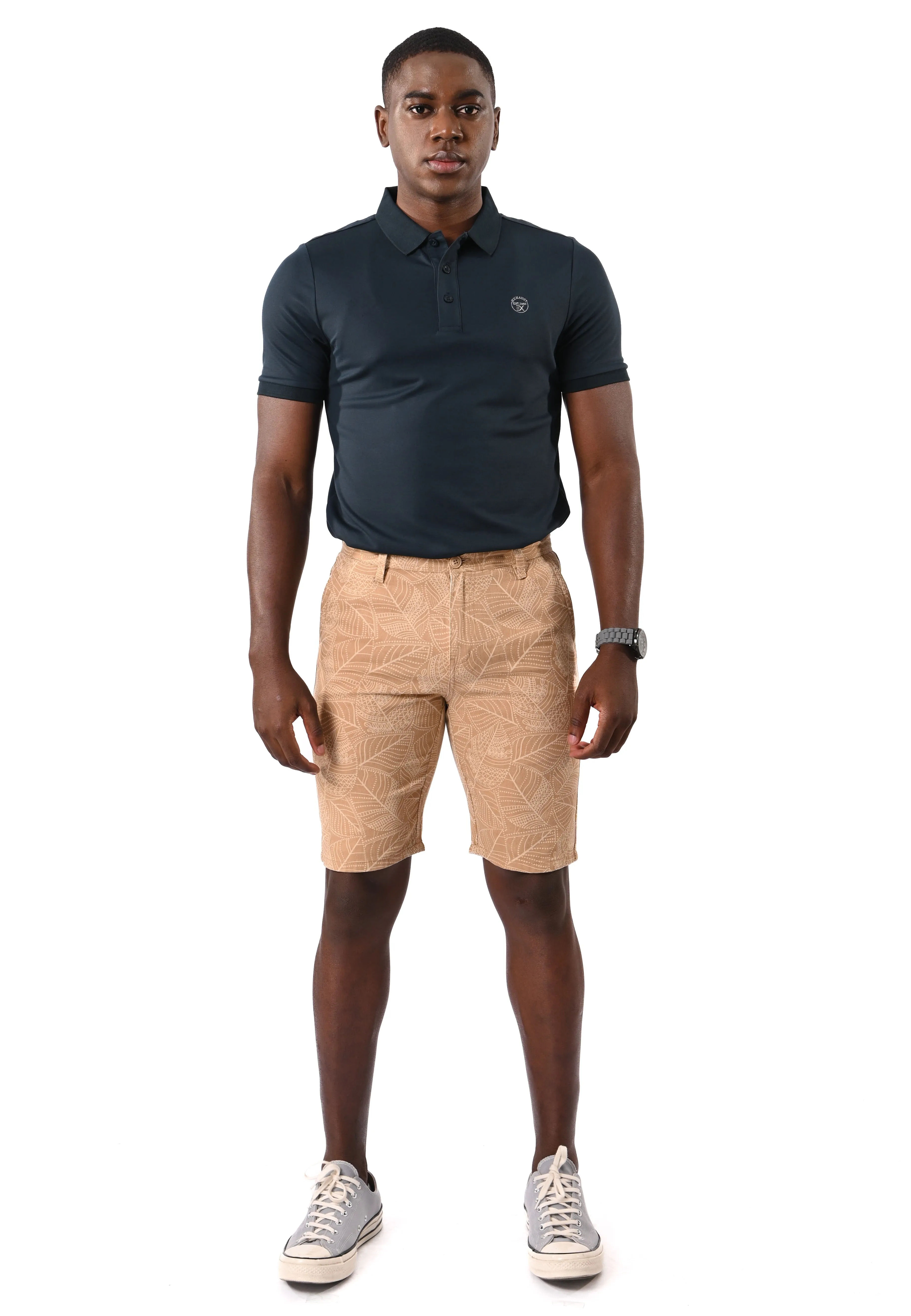 EXHAUST Men's Cotton short Pants [Straight Cut] 1481