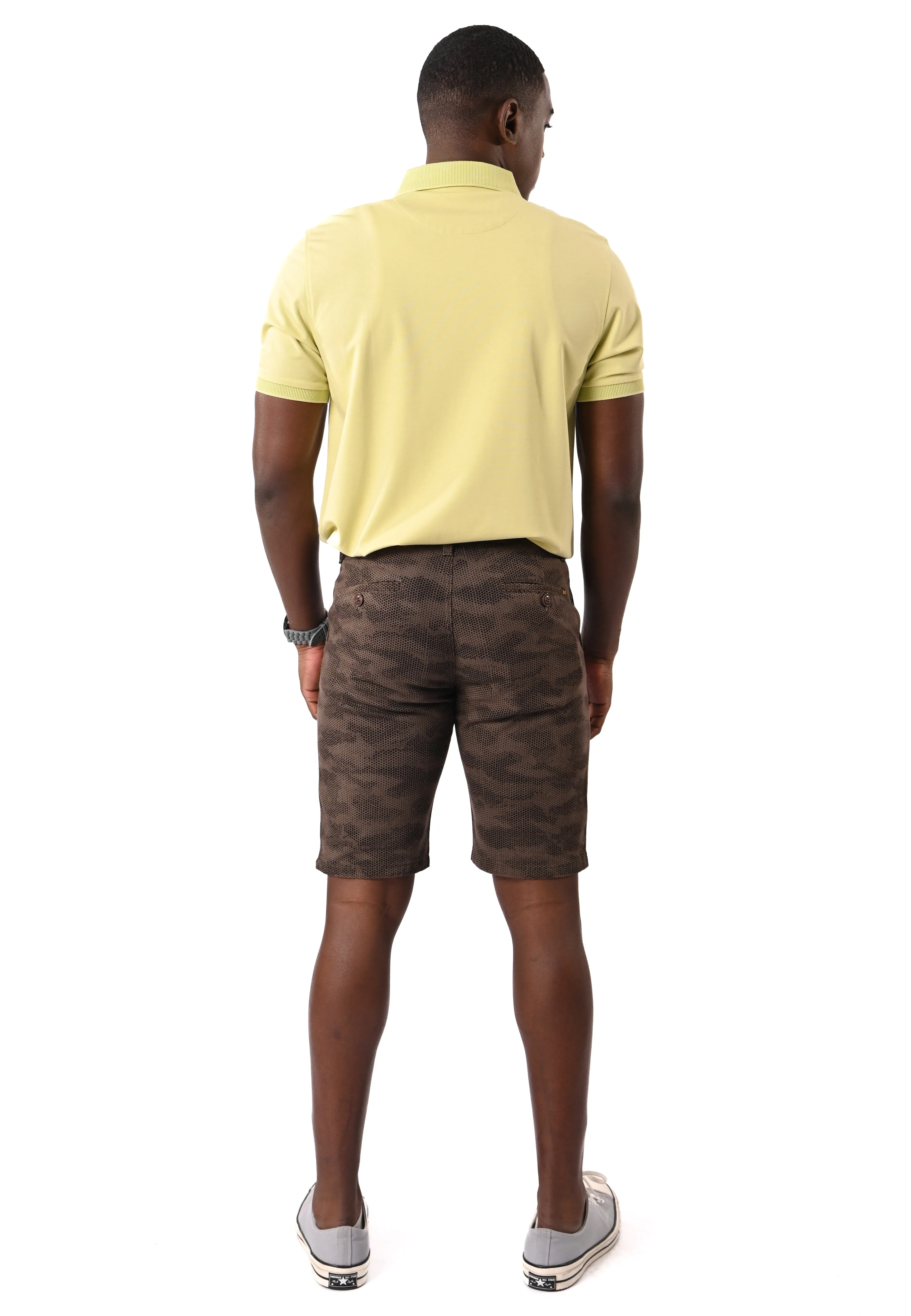 EXHAUST Men's Cotton short Pants [Straight Cut] 1481