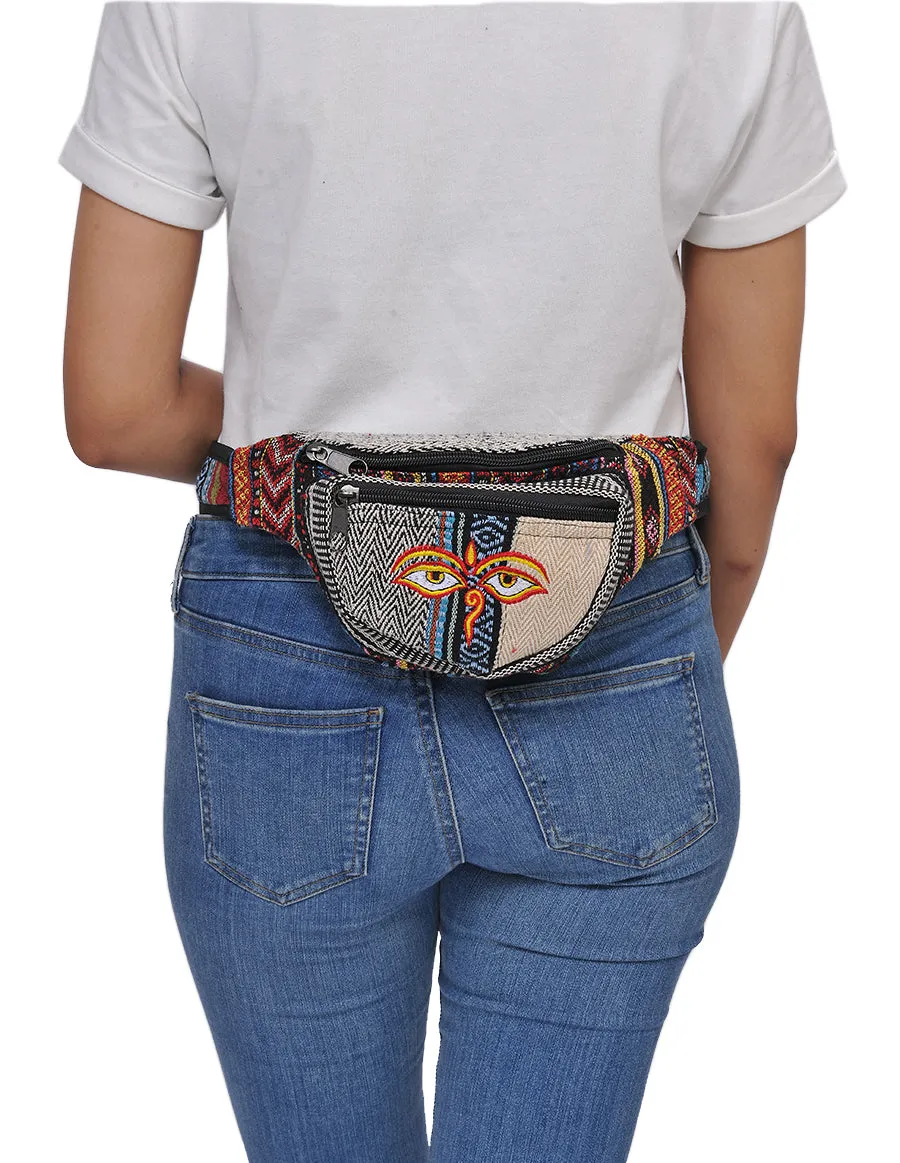 Eye of the Buddha Hemp Fanny Pack