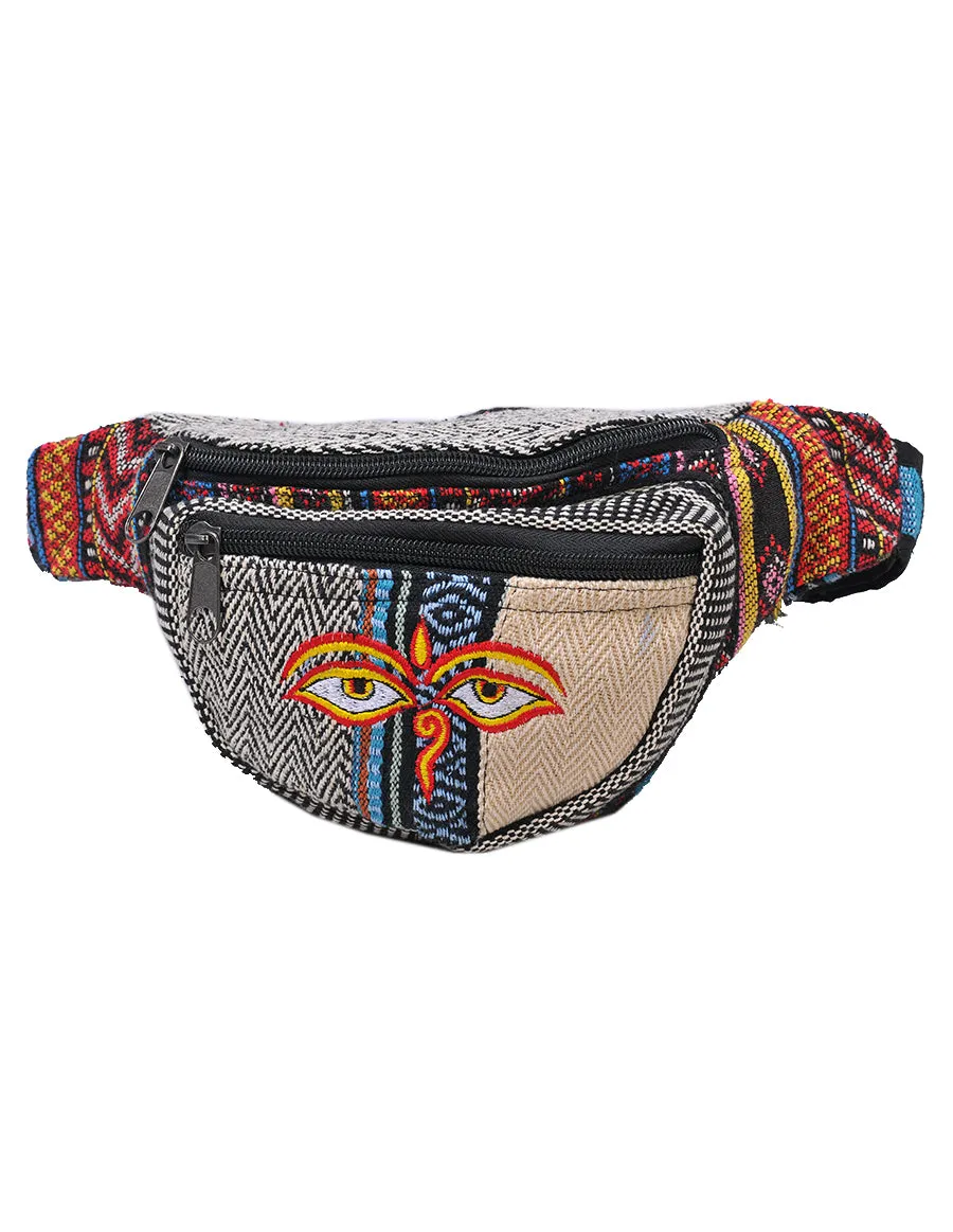 Eye of the Buddha Hemp Fanny Pack