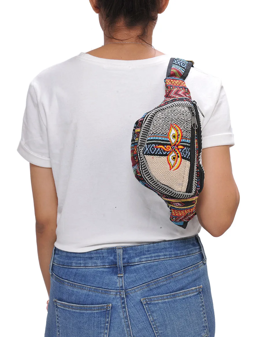 Eye of the Buddha Hemp Fanny Pack