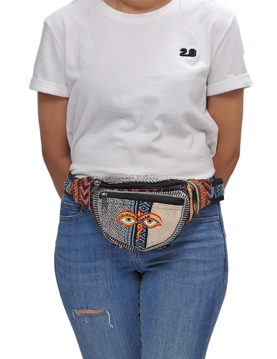 Eye of the Buddha Hemp Fanny Pack