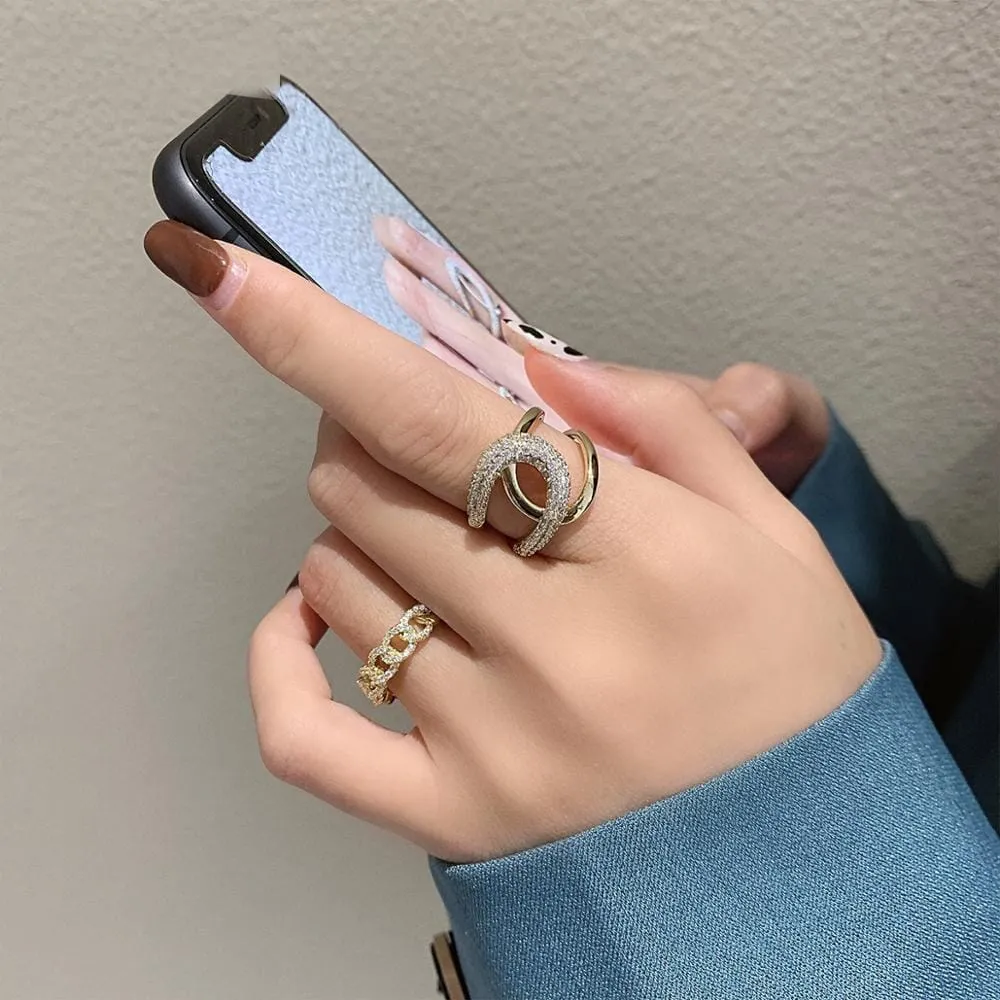 Fashion Luxury Party Girl Ring