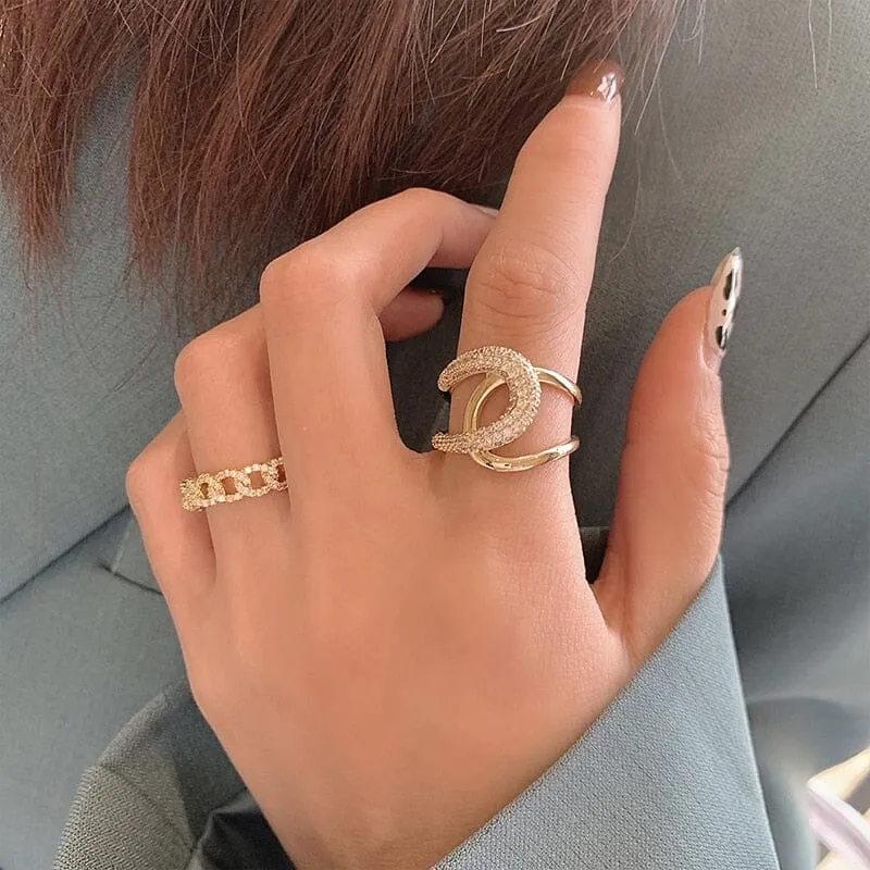 Fashion Luxury Party Girl Ring