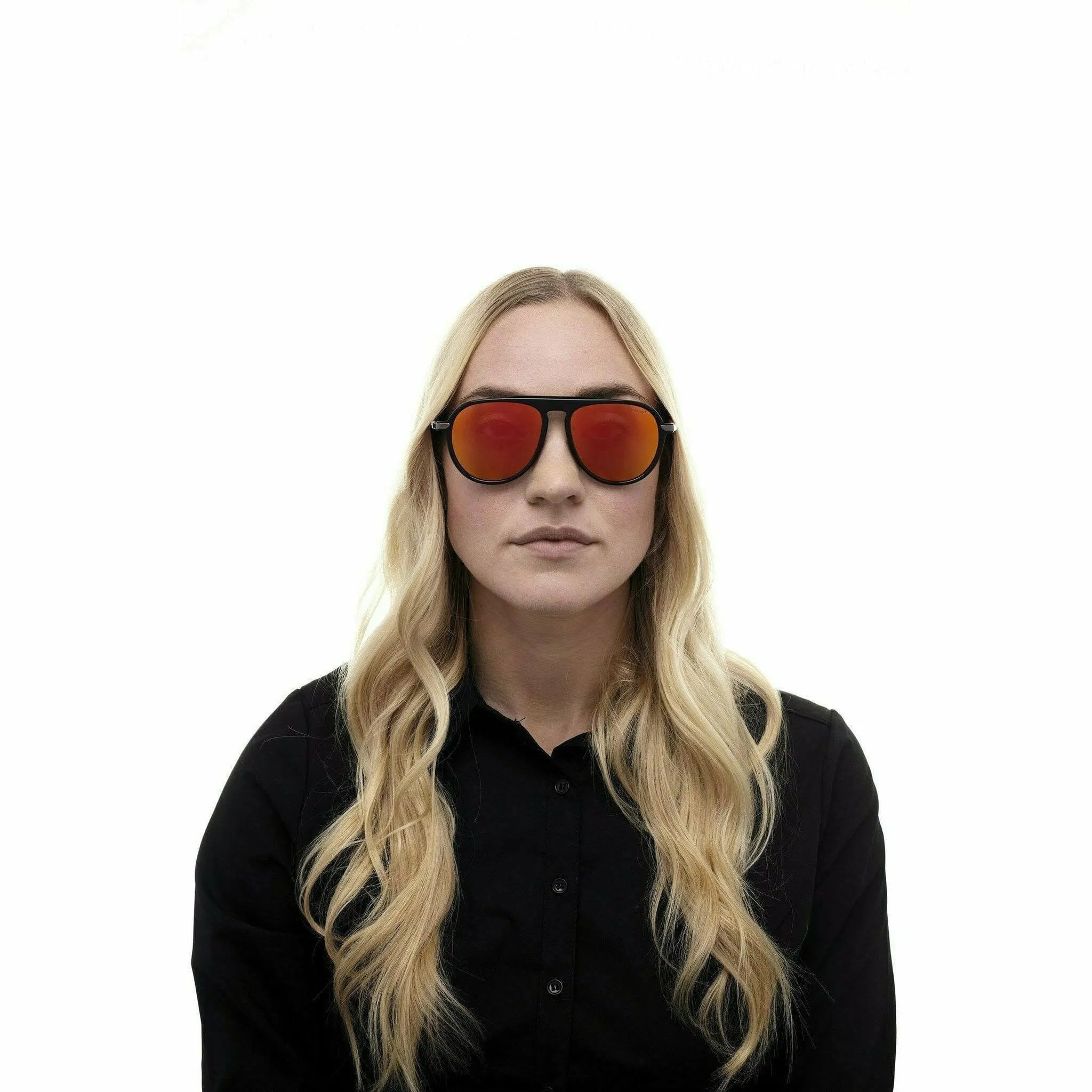 Final lap black unisex sunglasses from Formula 1 Eyewear Gold Collection - F1S1043.