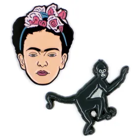 Frida Kahlo   Monkey Pin