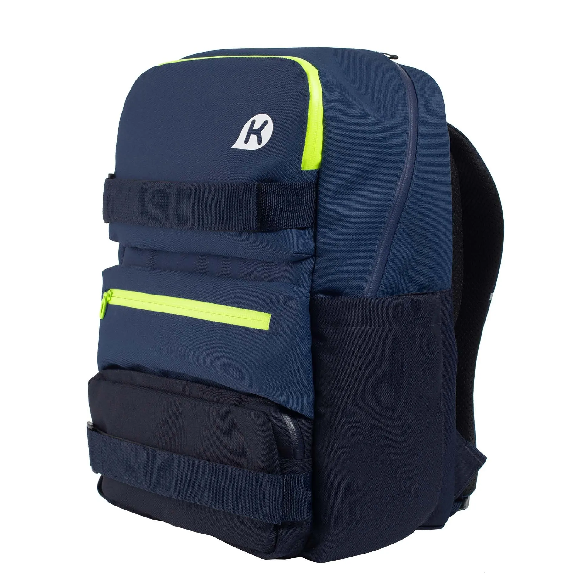 GRAFTON Series Ergonomic School Bags for Primary School Pupils - Charcoal/ Neon Green