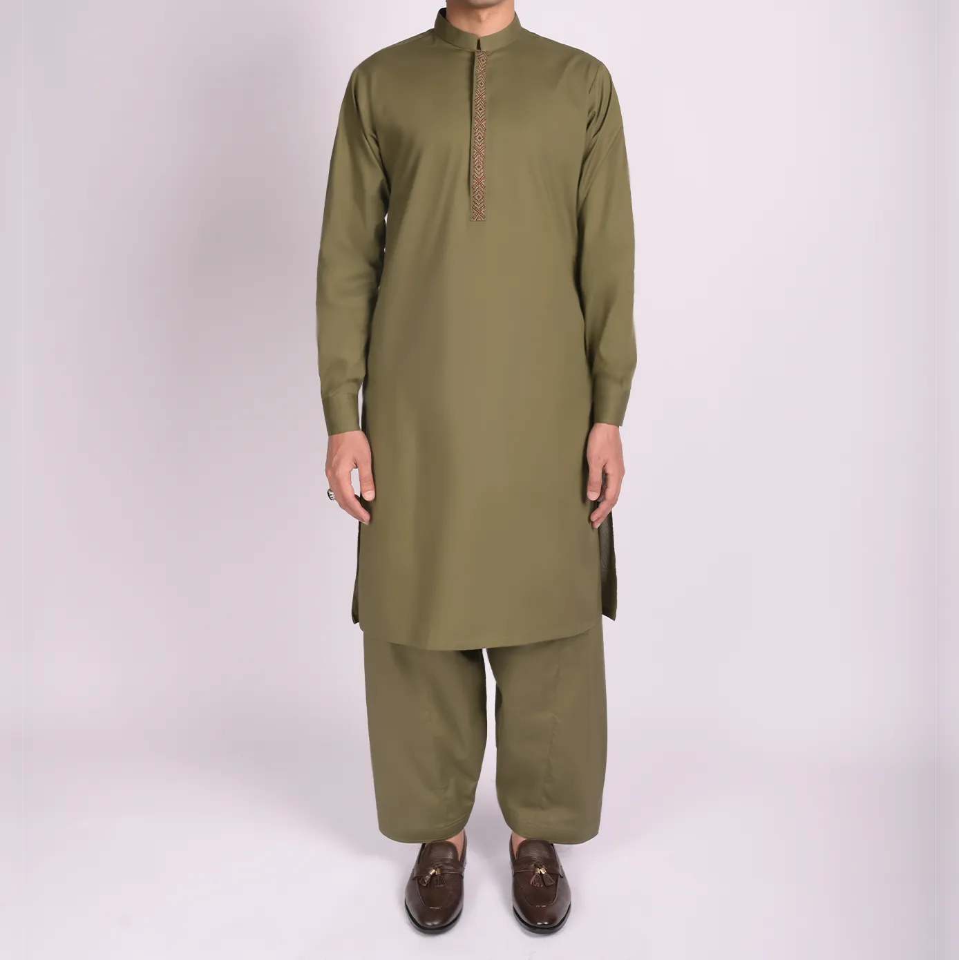 Green Shalwar Qameez