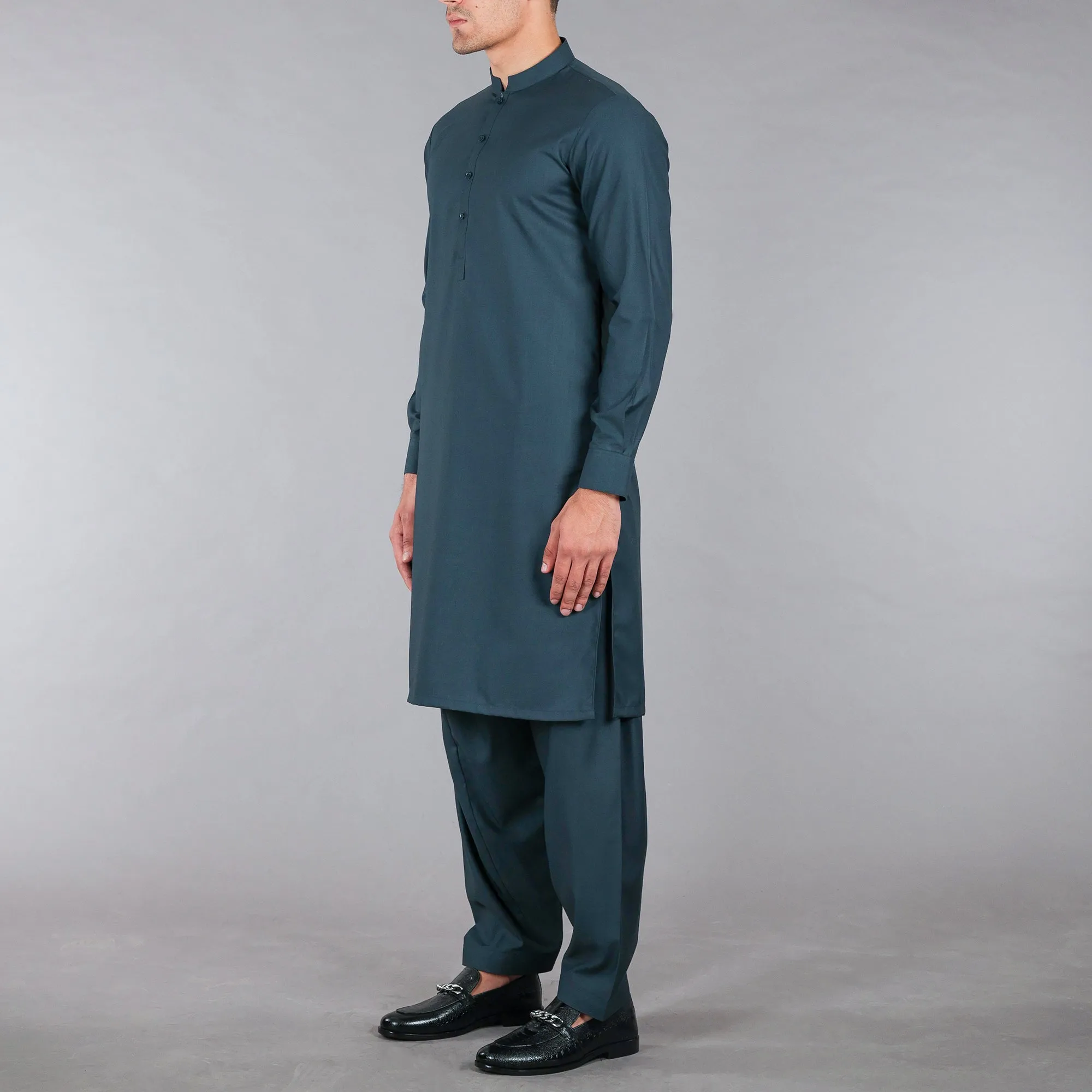 Green Shalwar Qameez