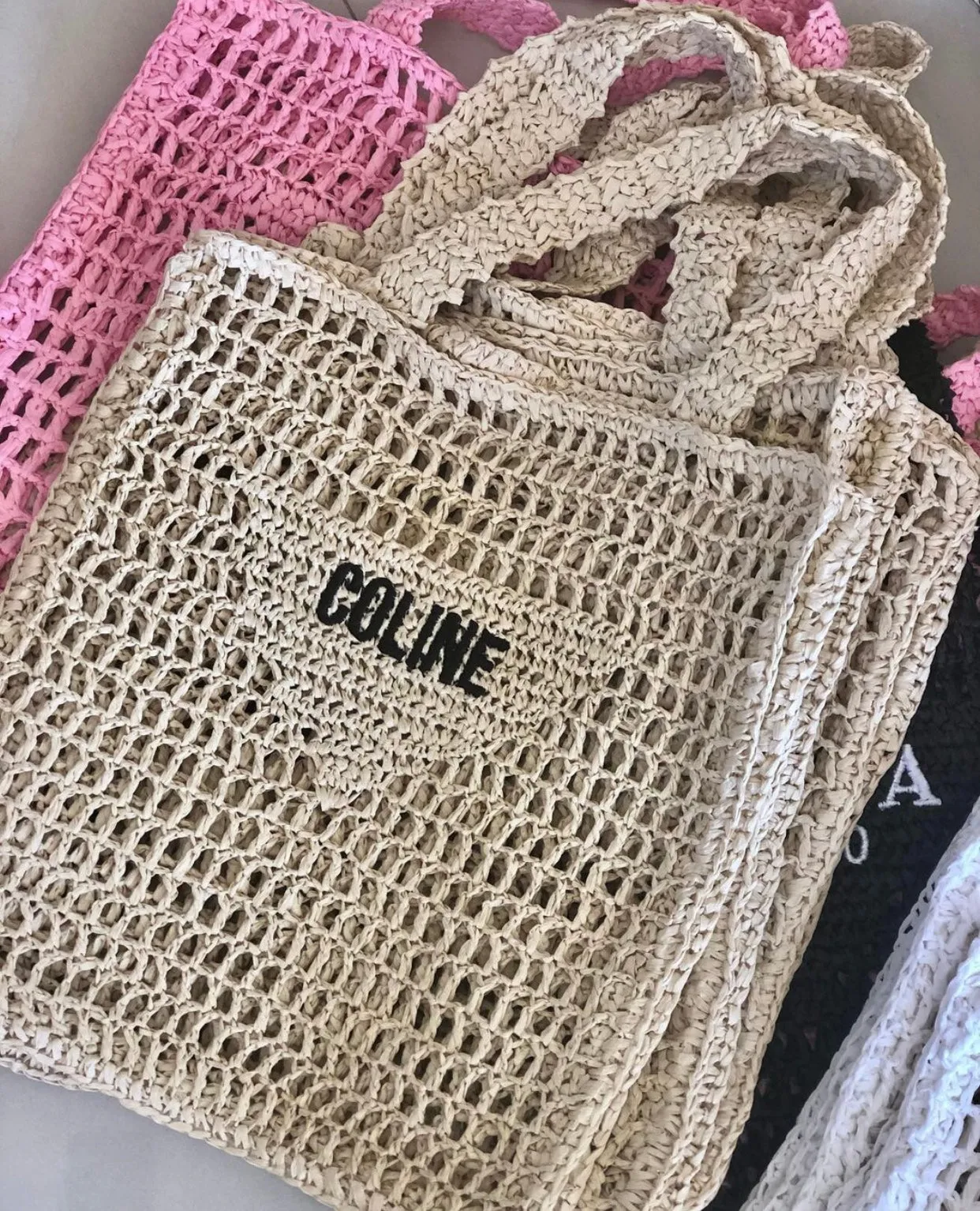 Handmade Raffia Tote