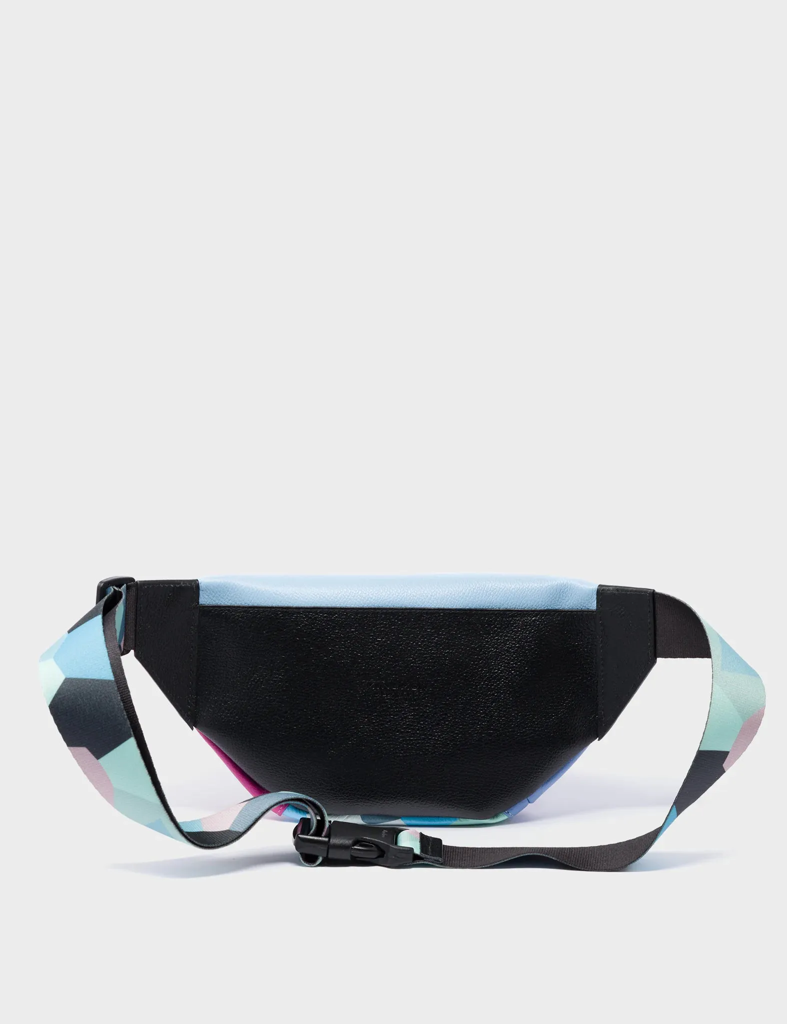 Harold Fanny Pack Blue Leather - Critters Embroidery