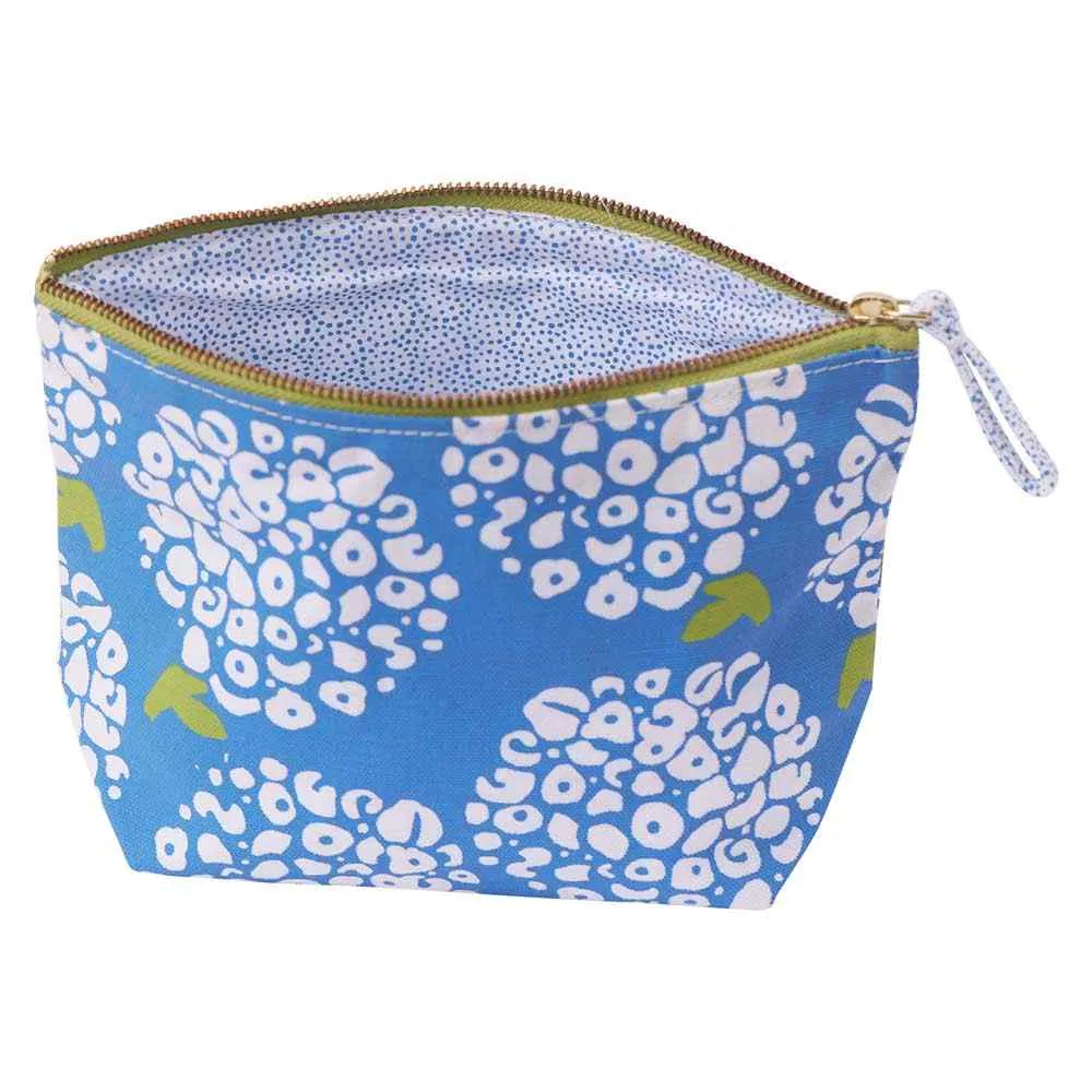 Hydrangea Blue Pouch Medium