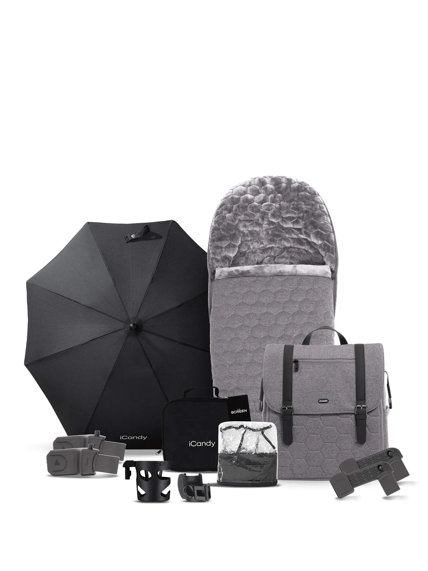 iCandy Core Pebble 360 PRO Complete Travel System - Light Grey