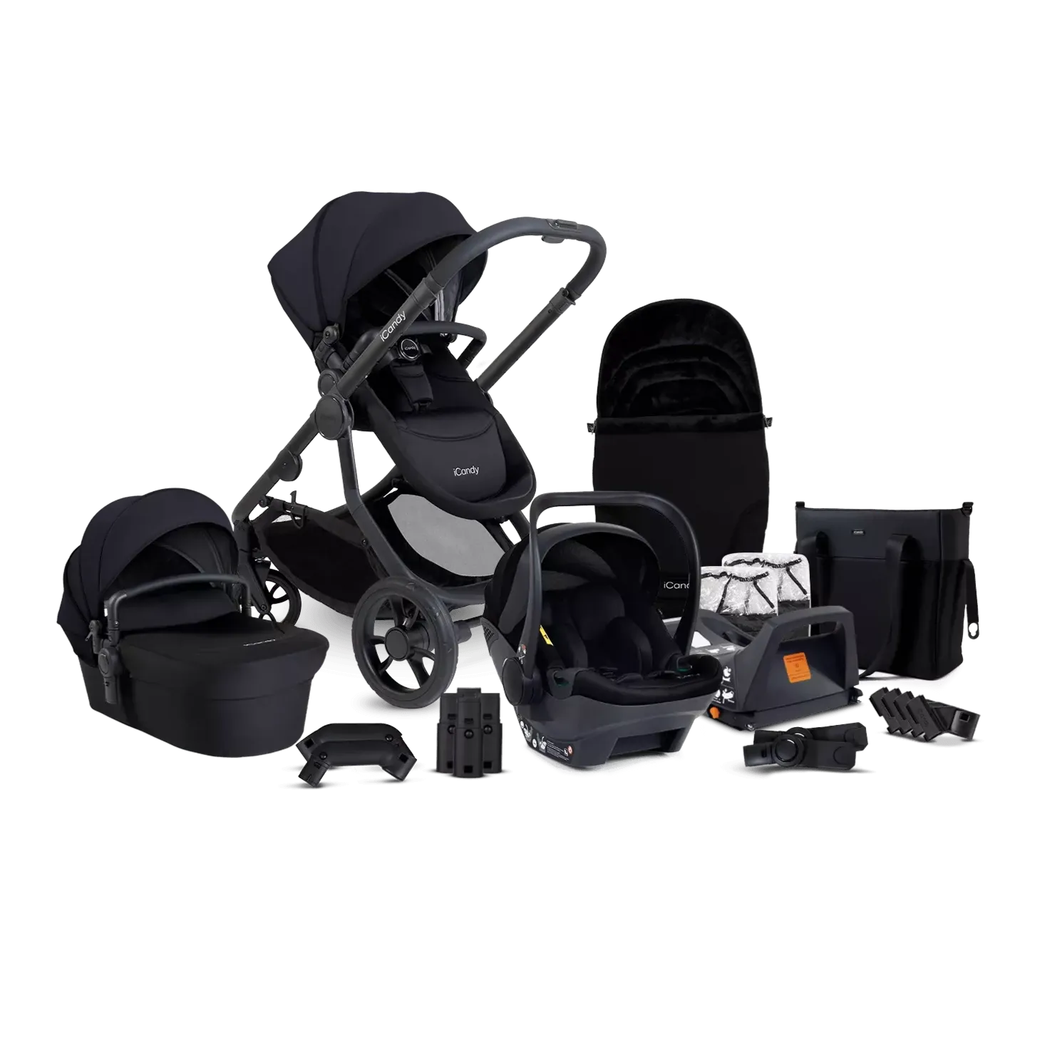 iCandy Orange 4 Cocoon Travel System - Black Edition