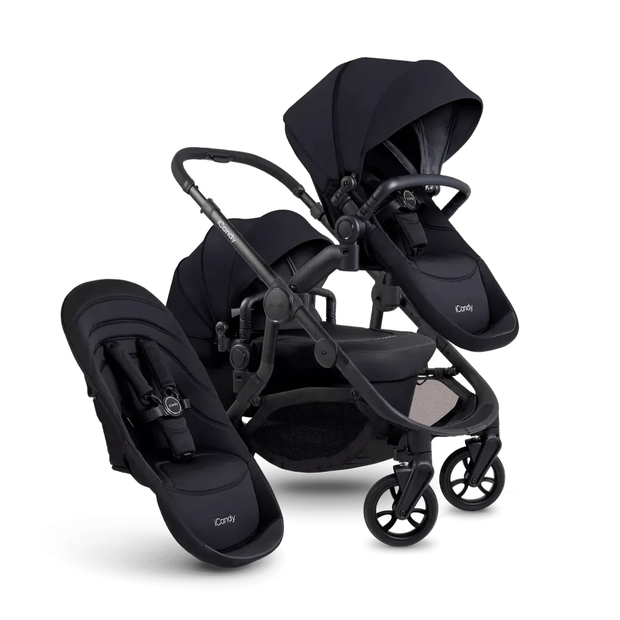 iCandy Orange 4 Double Pushchair - Black Edition