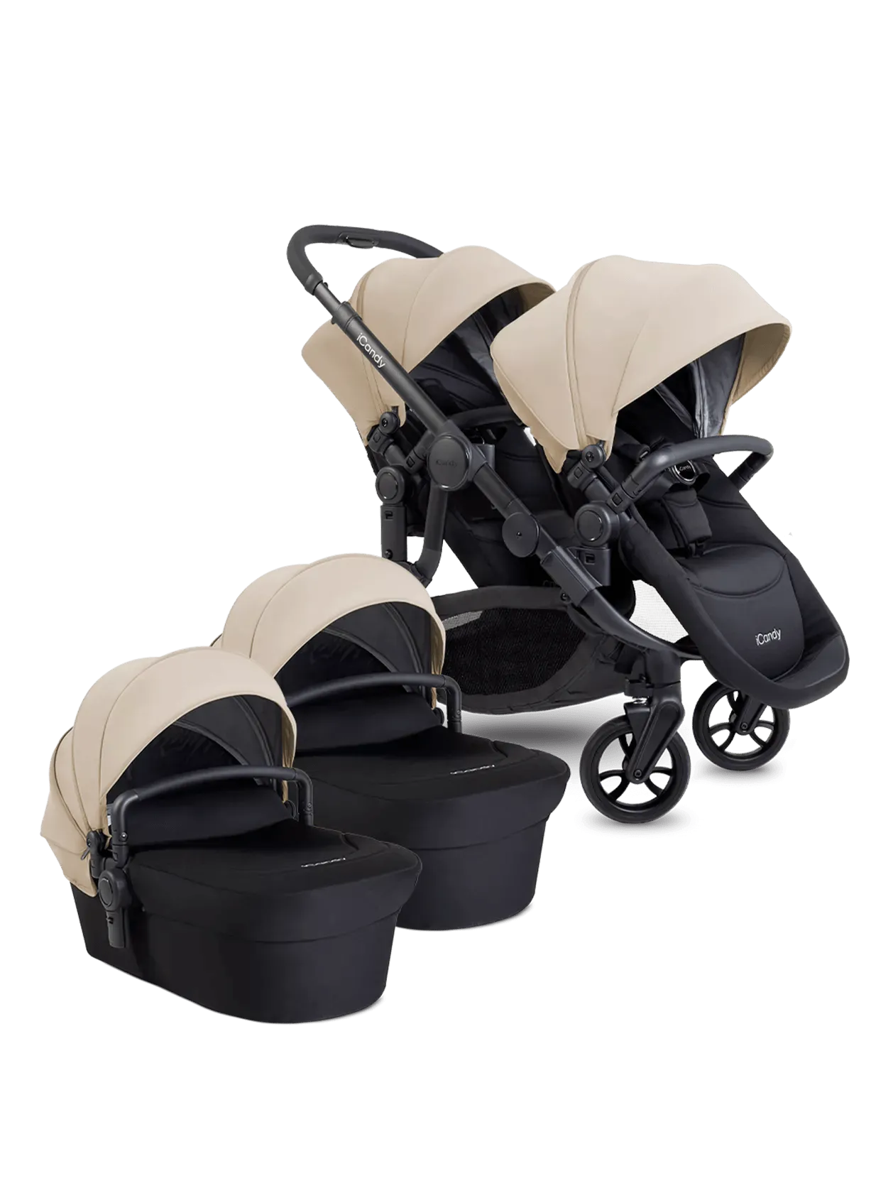 iCandy Orange 4 Twin Pushchair - Latte