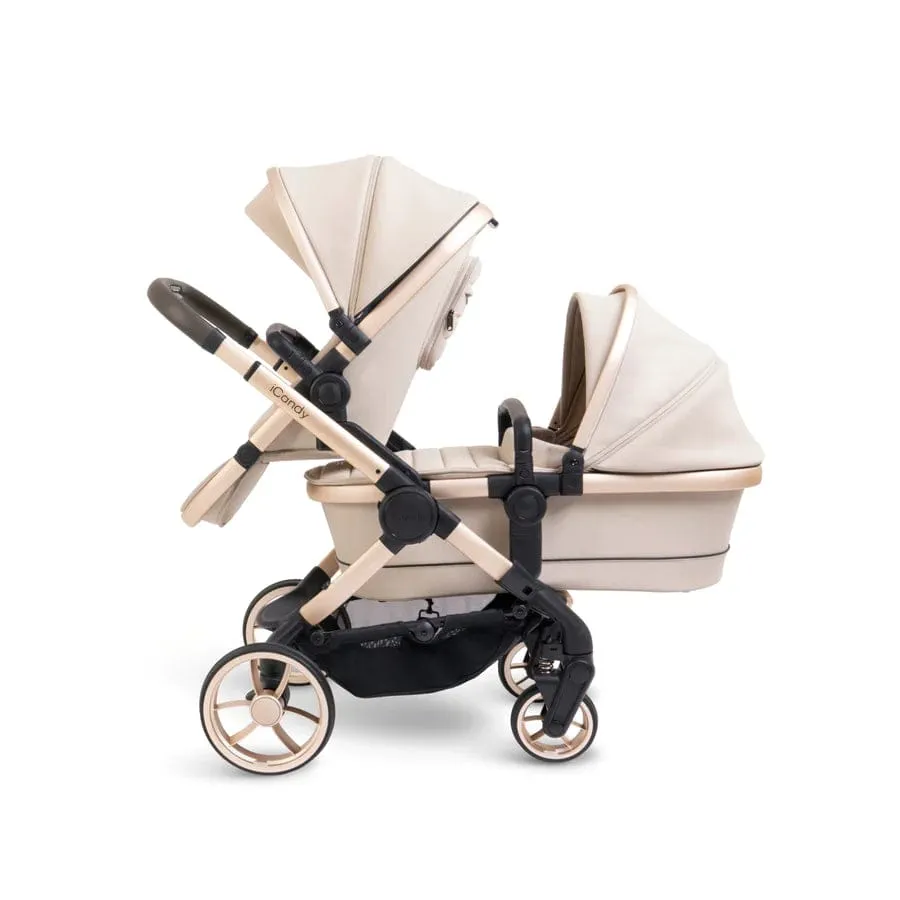 iCandy Peach 7 Twin Pushchair - Biscotti