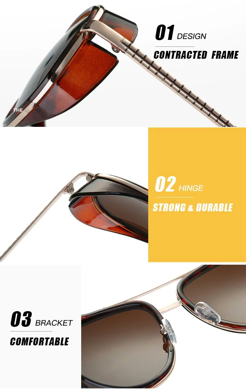 Iron Man 3 Tony Stark Sunglasses Retro Vintage Style