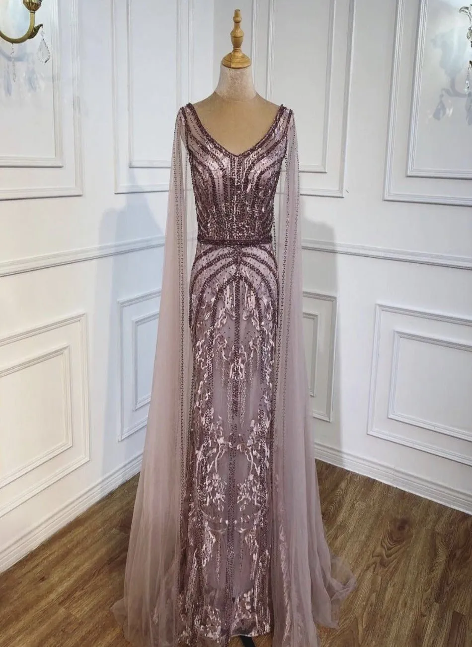 Kenneth luxurious Mermaid Beading Evening Dress